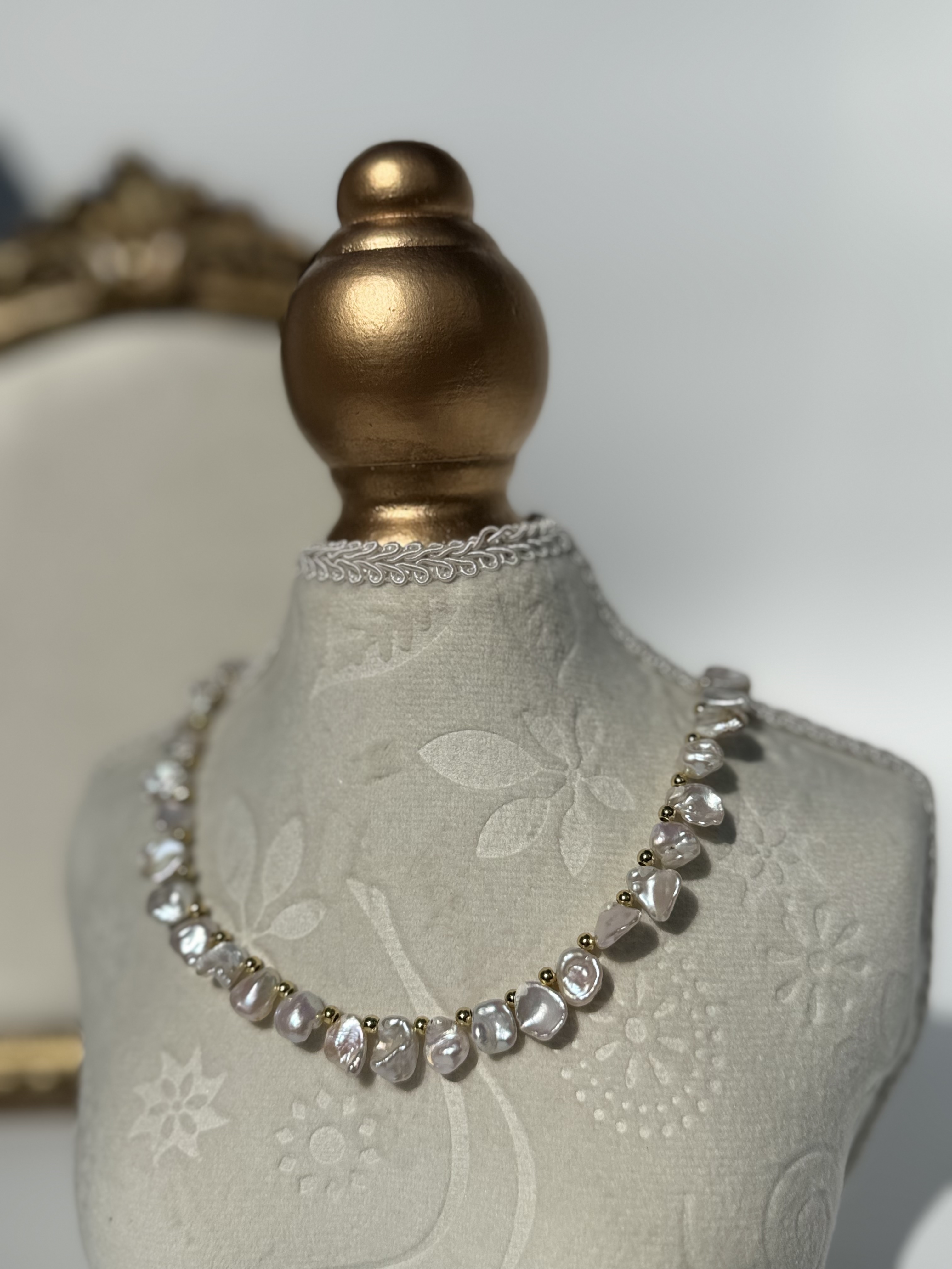 Keshi Pearl Necklace