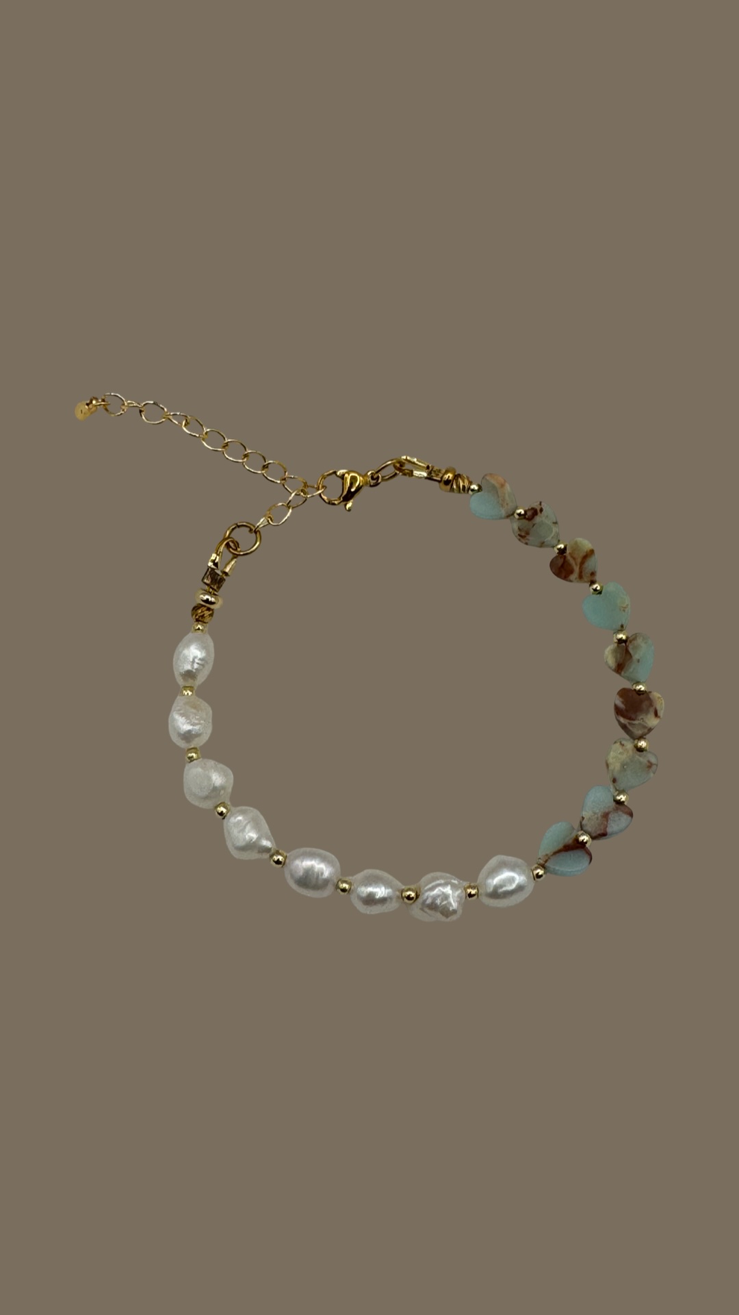 Elegant Pearl and Gemstone Bracelet