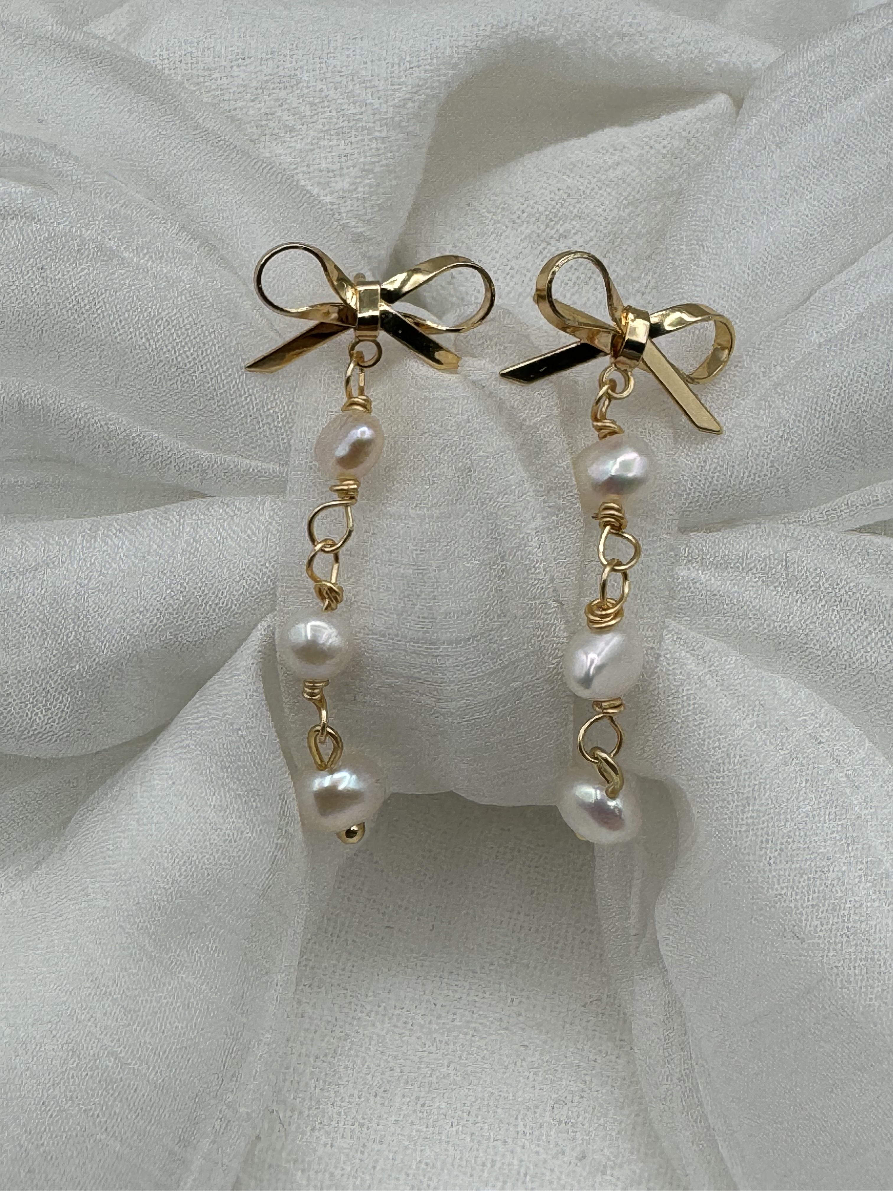 Elegant Pearl Drop Earrings,Bridal jewelry
