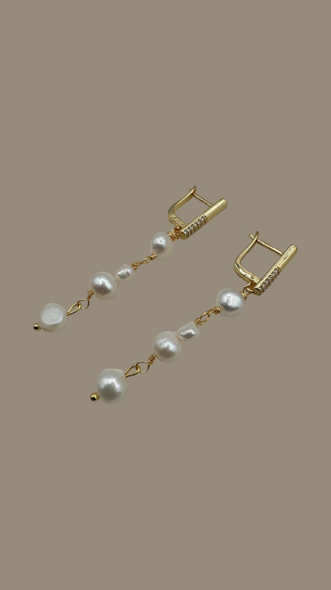 Elegant Pearl Drop Earrings