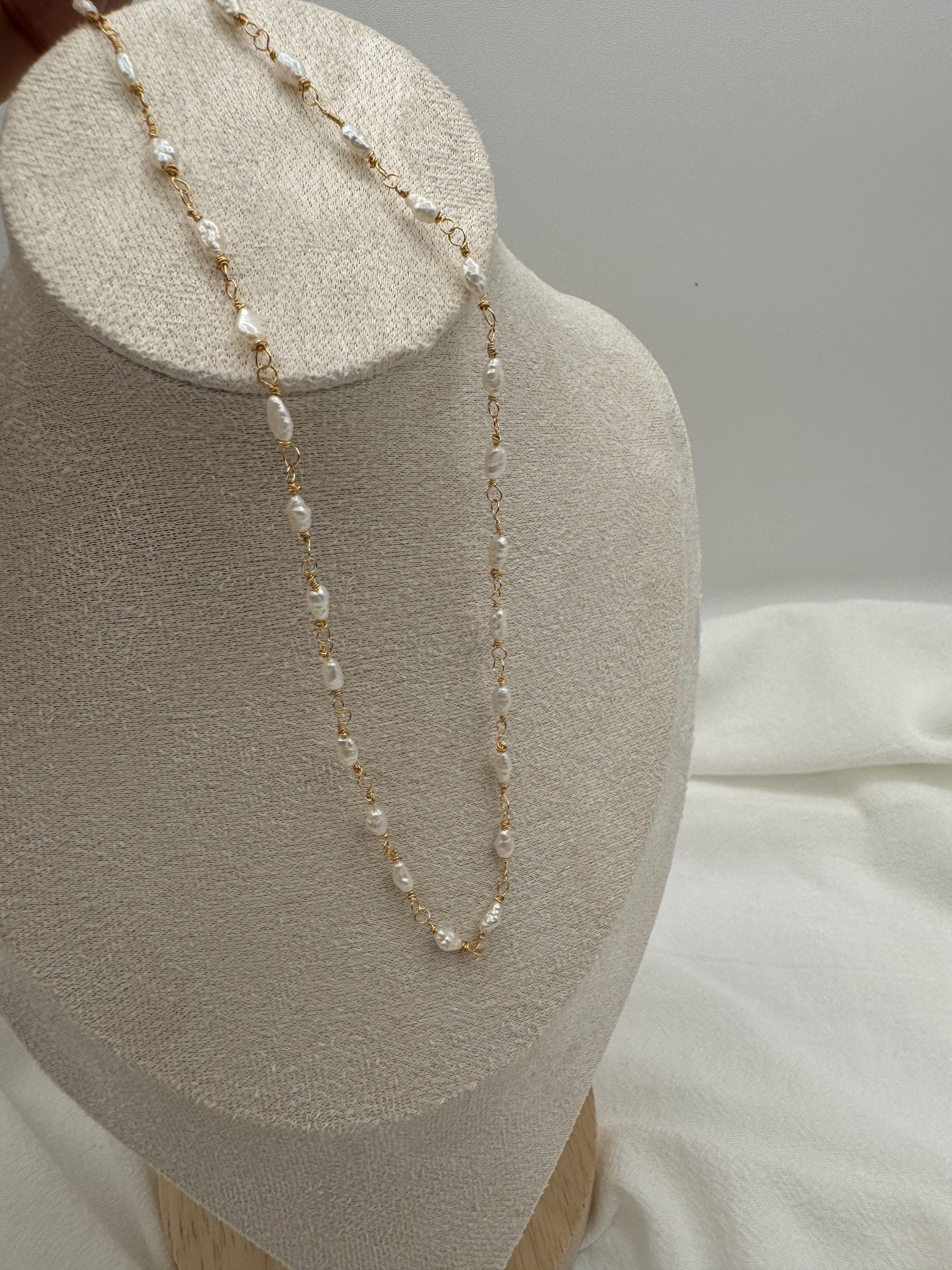 Delicate Pearl Necklace