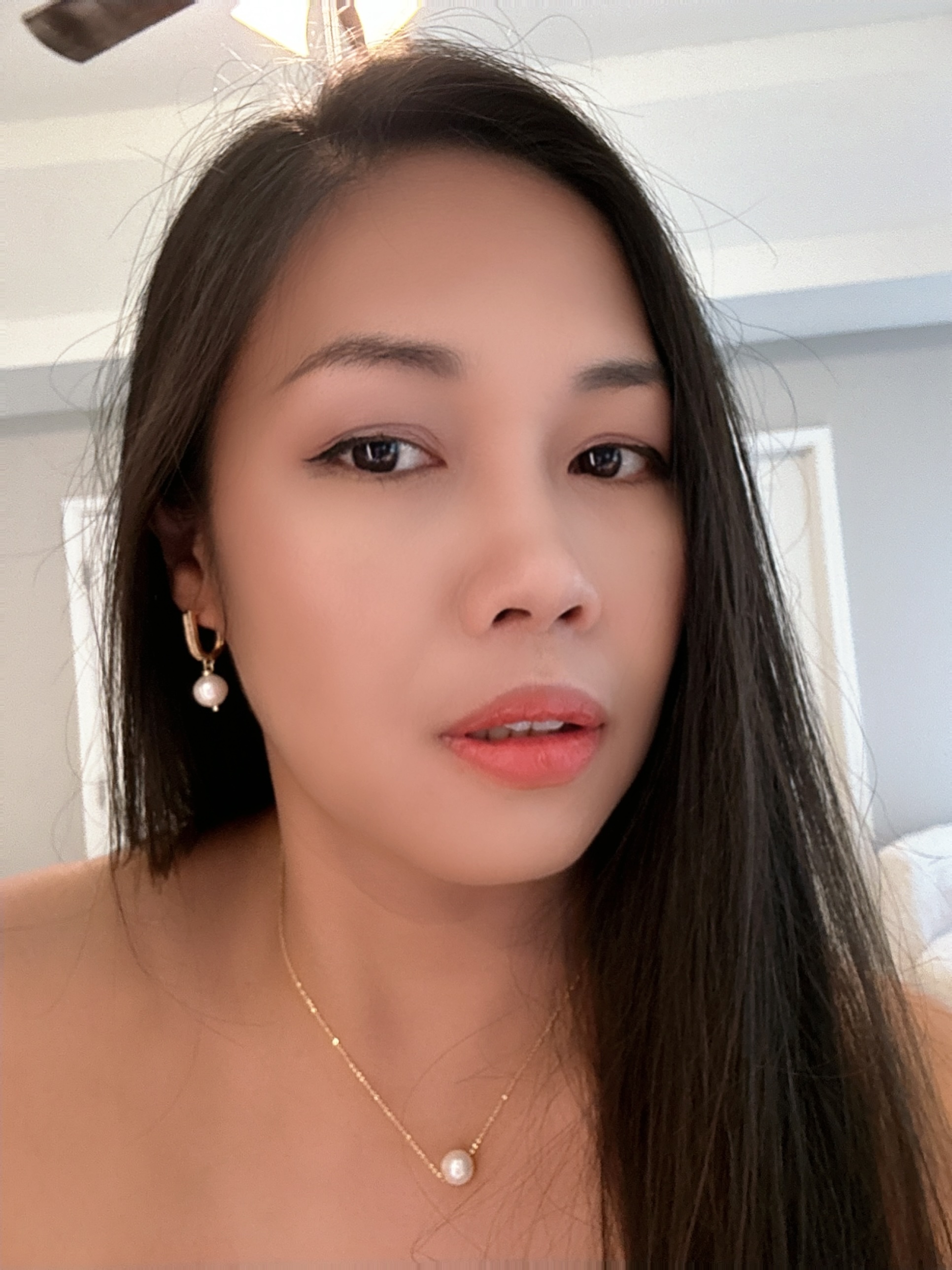 Elegant Pearl and Gold Drop Earrings