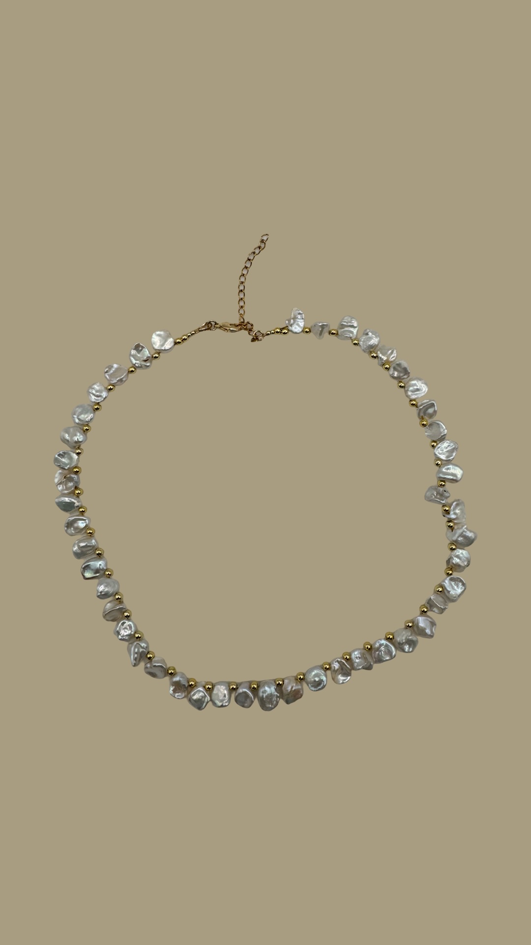 Keshi Pearl Necklace