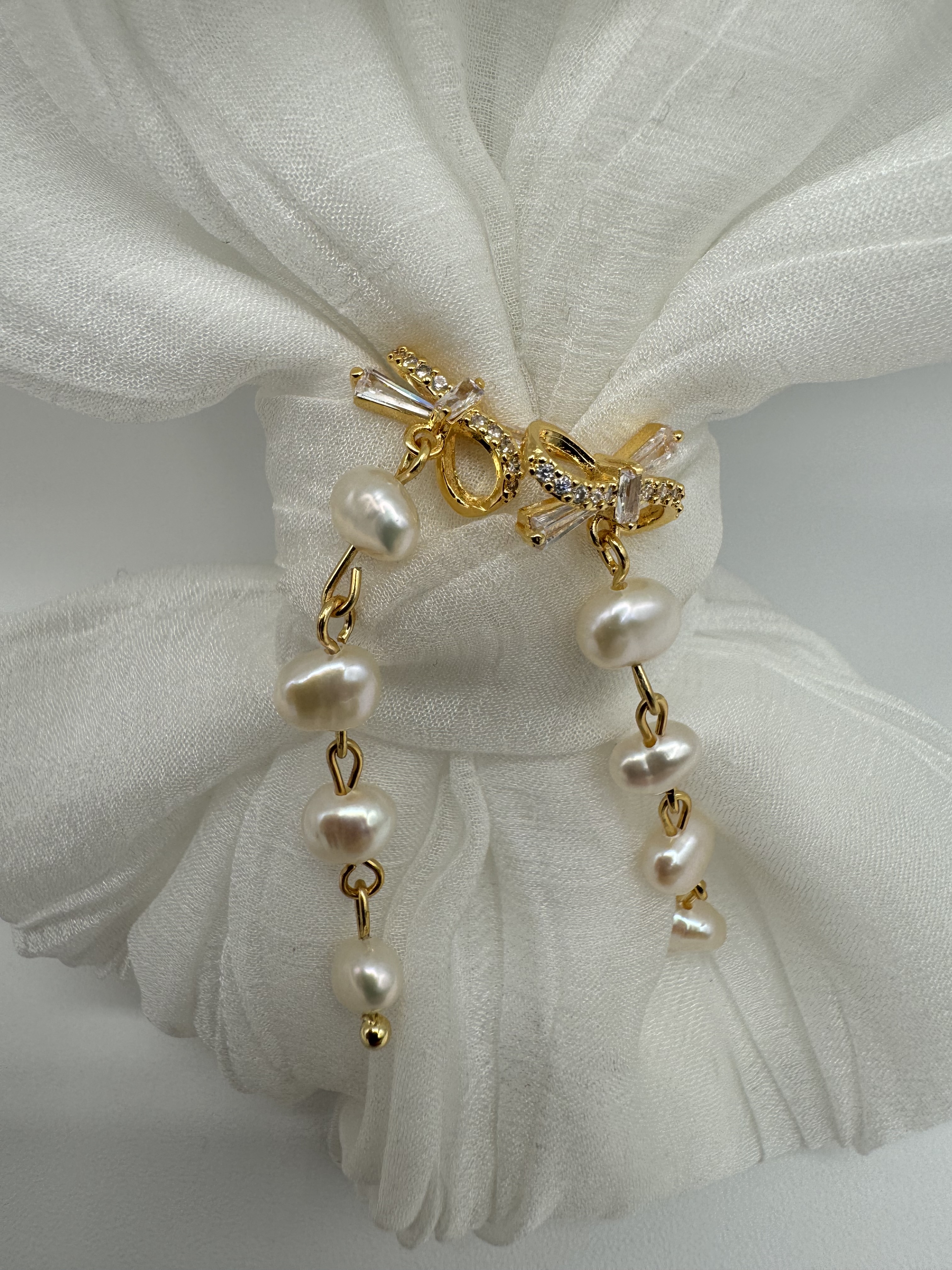 Elegant Pearl Drop Earrings