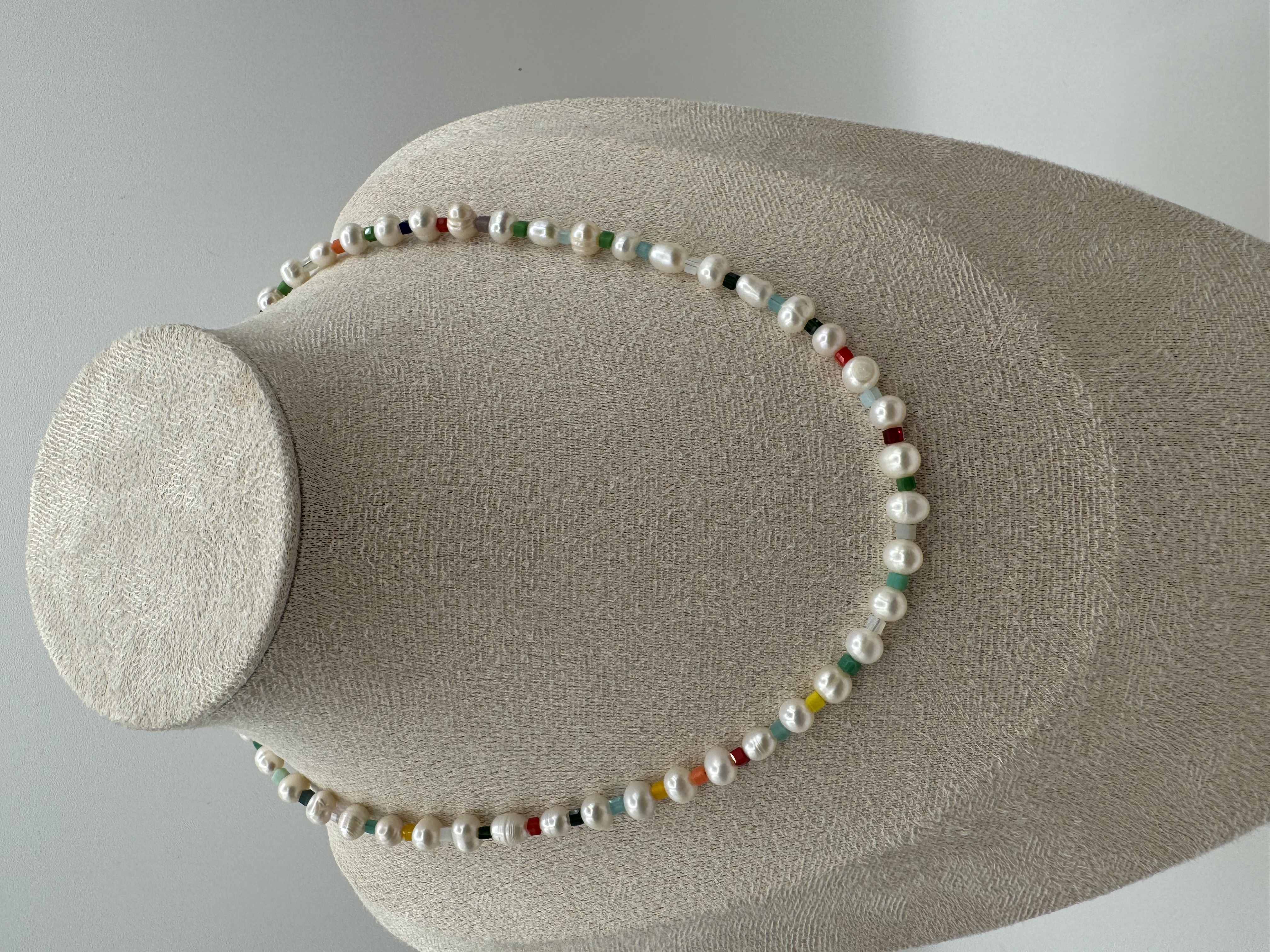 Bead colorful Pearl Necklace