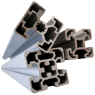 PERFILES DE ALUMINIO TIPO BOSCH Y TIPO PARKER