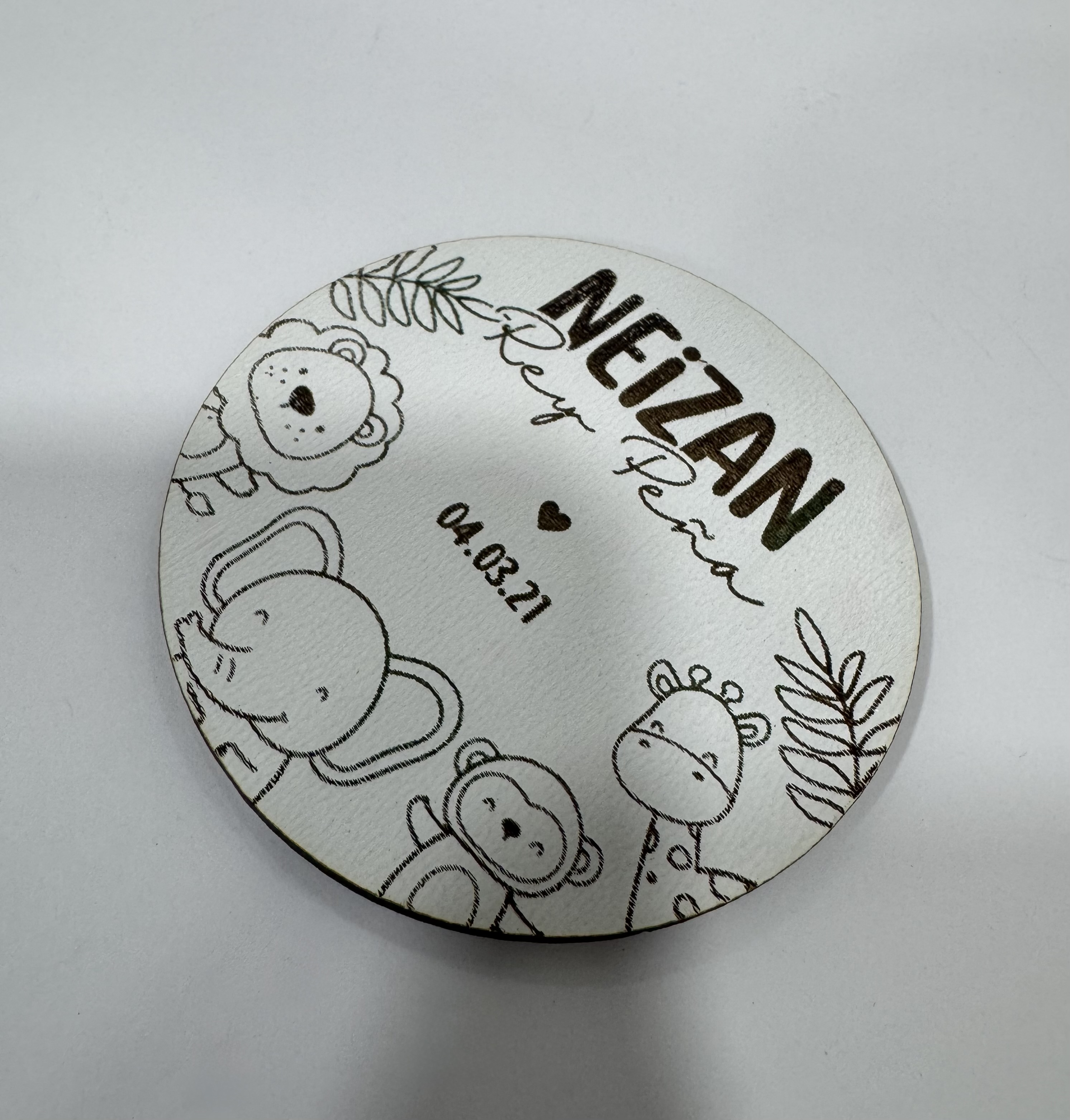 Plaquita personalizada