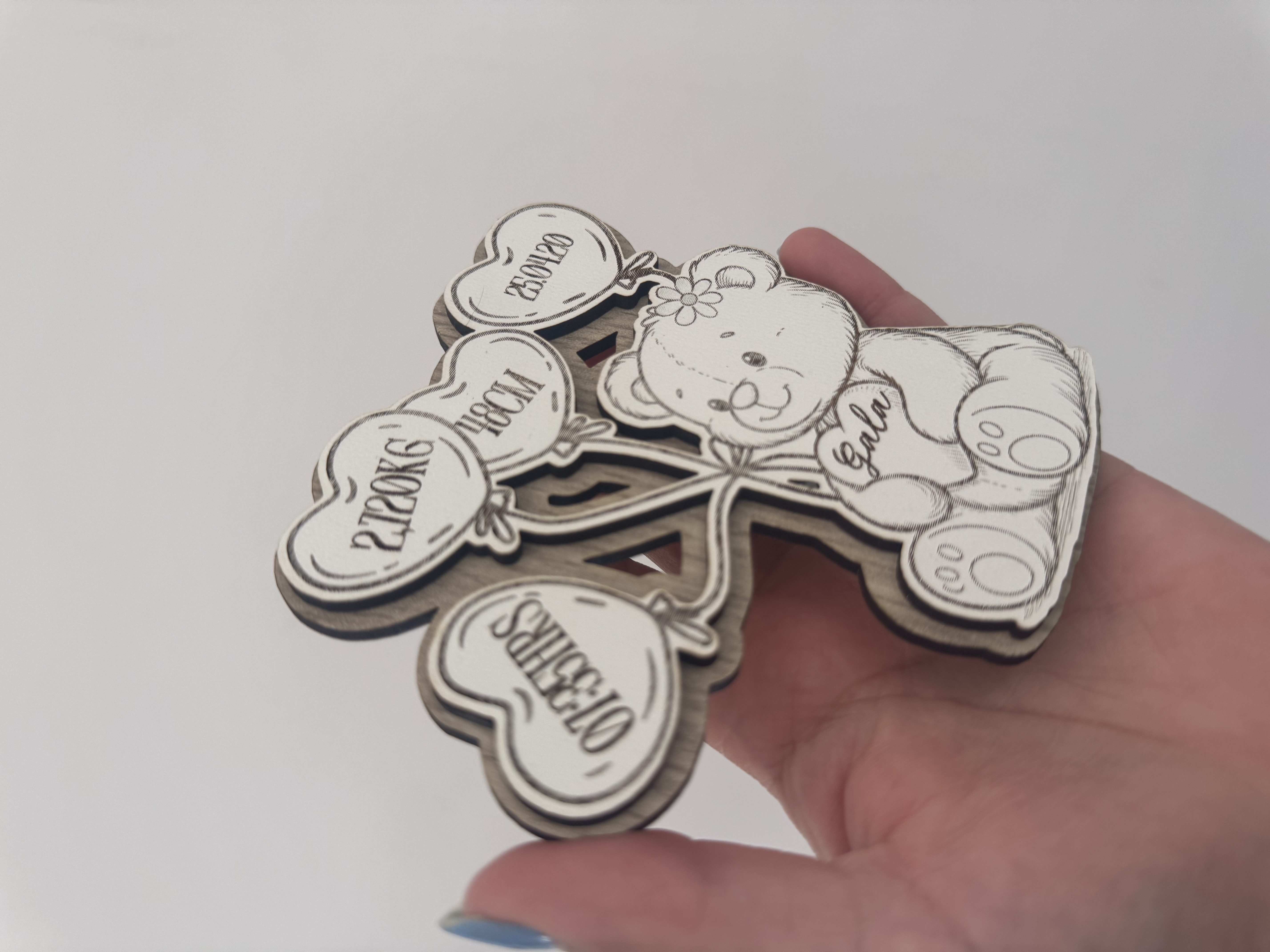 Imán Osito Natalicio Personalizado