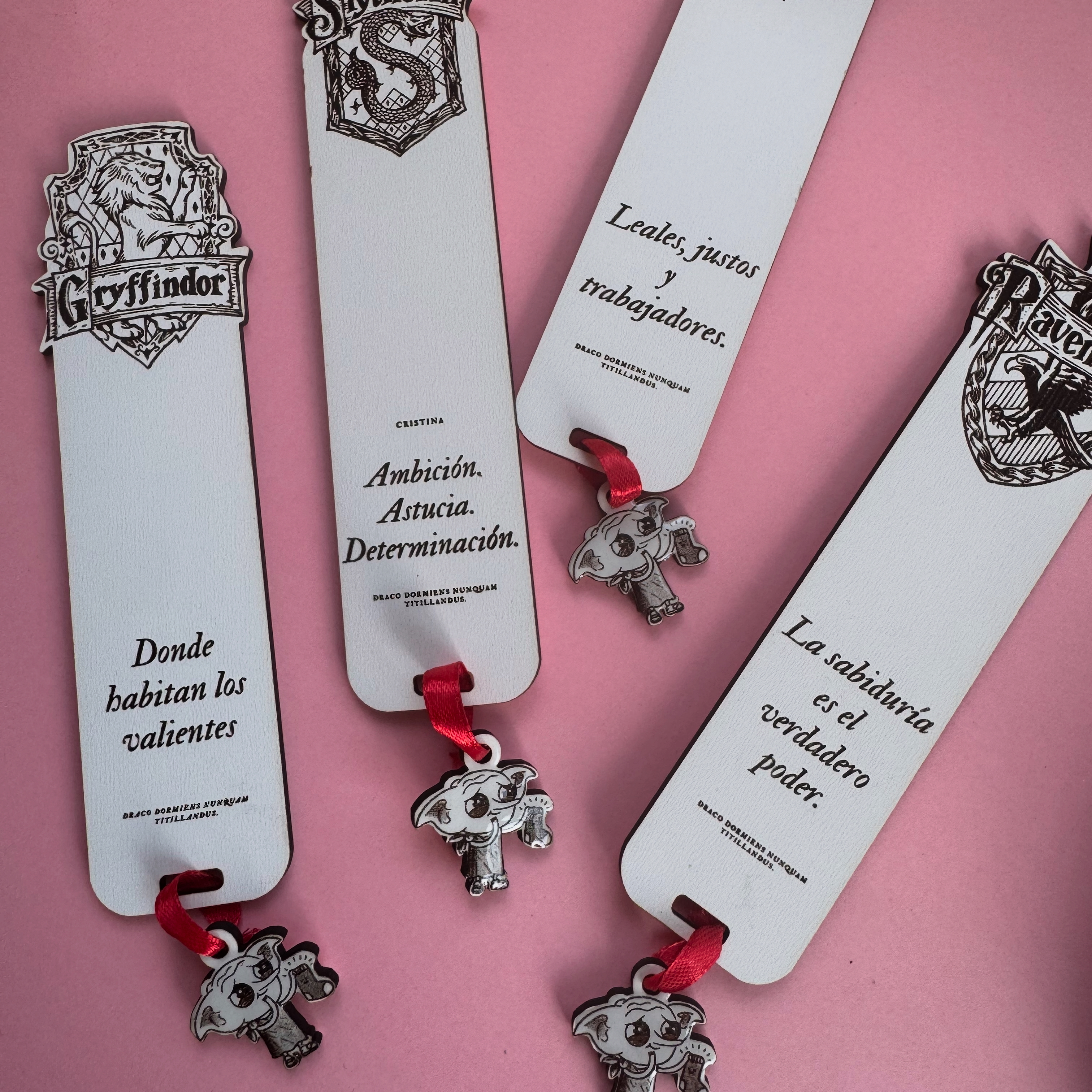 Marcapáginas – Casas de Hogwarts