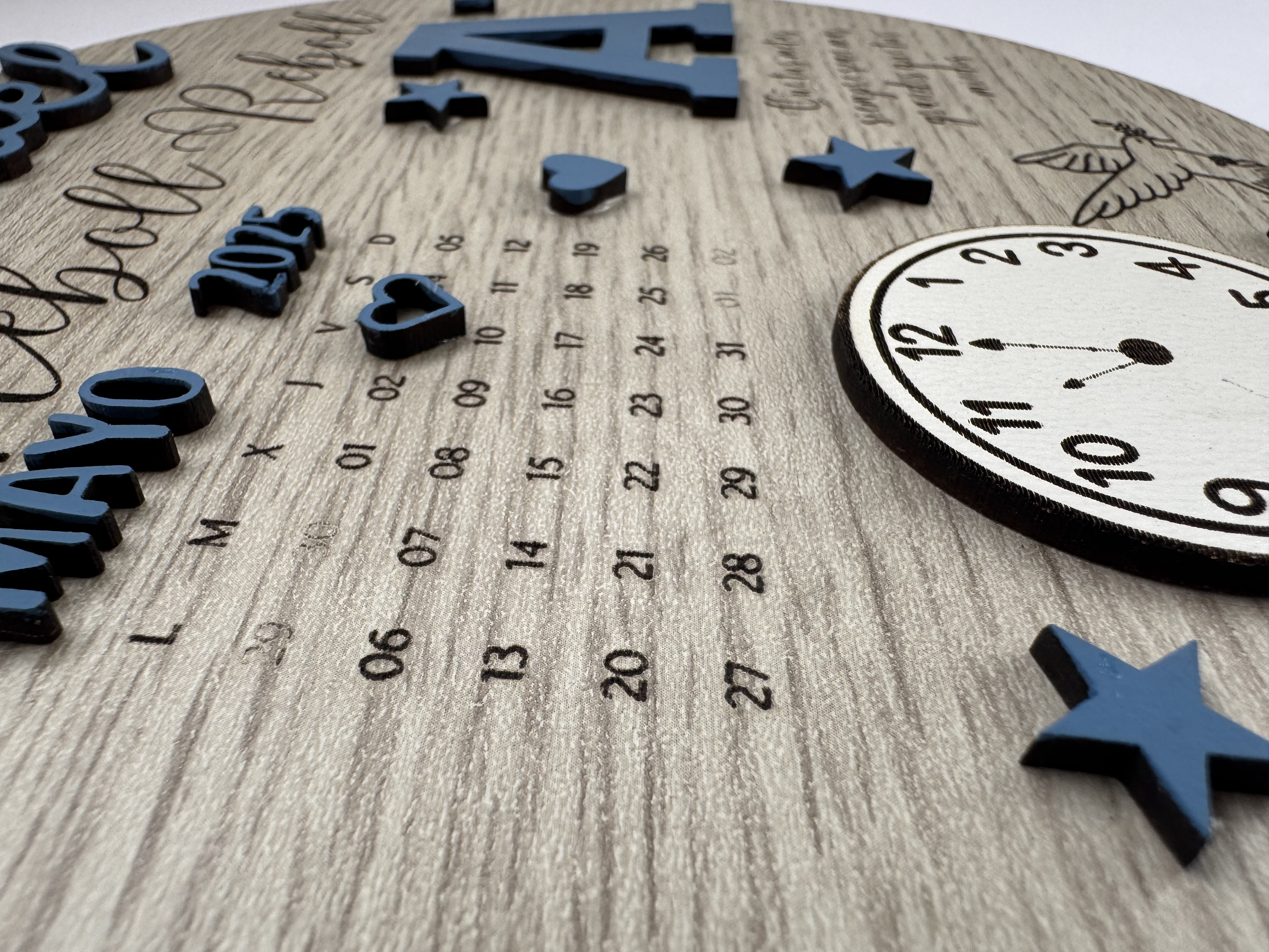 Placa redonda personalizada 