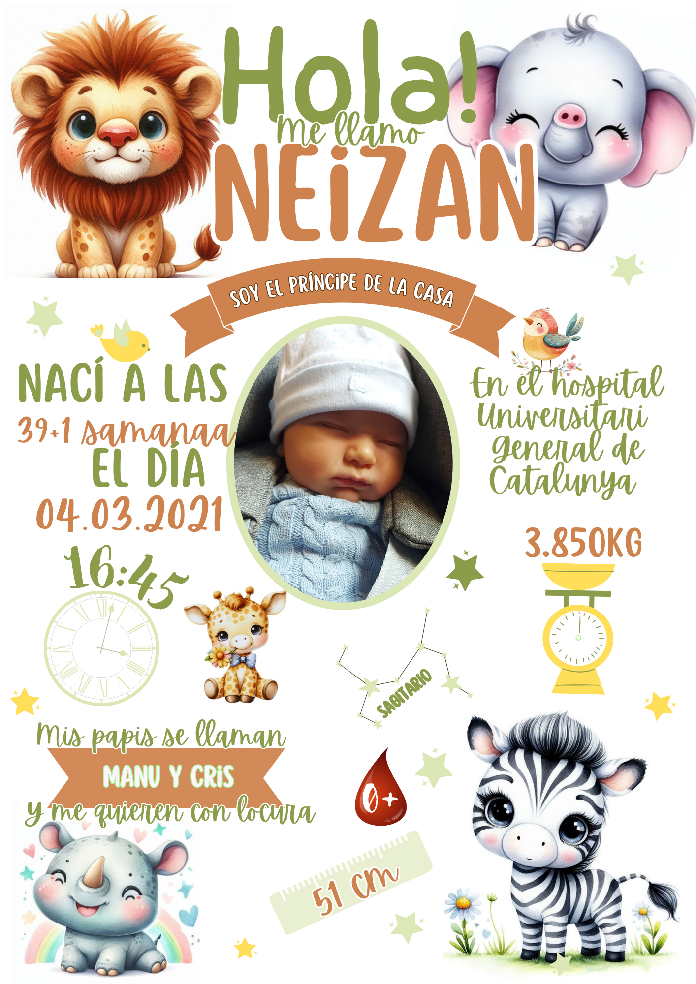 Natalicio completo safari 