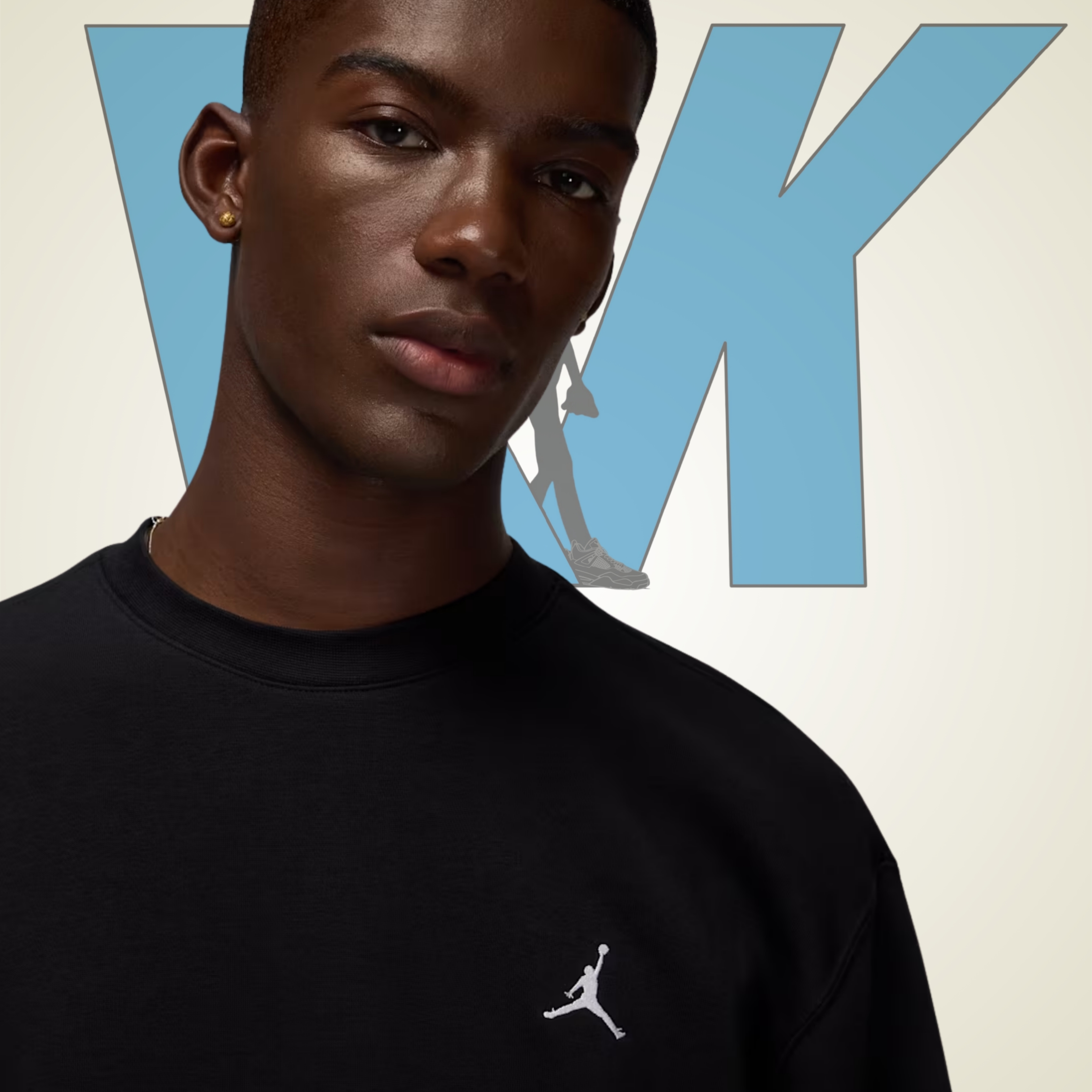 Sueter Jordan Fleece Negro