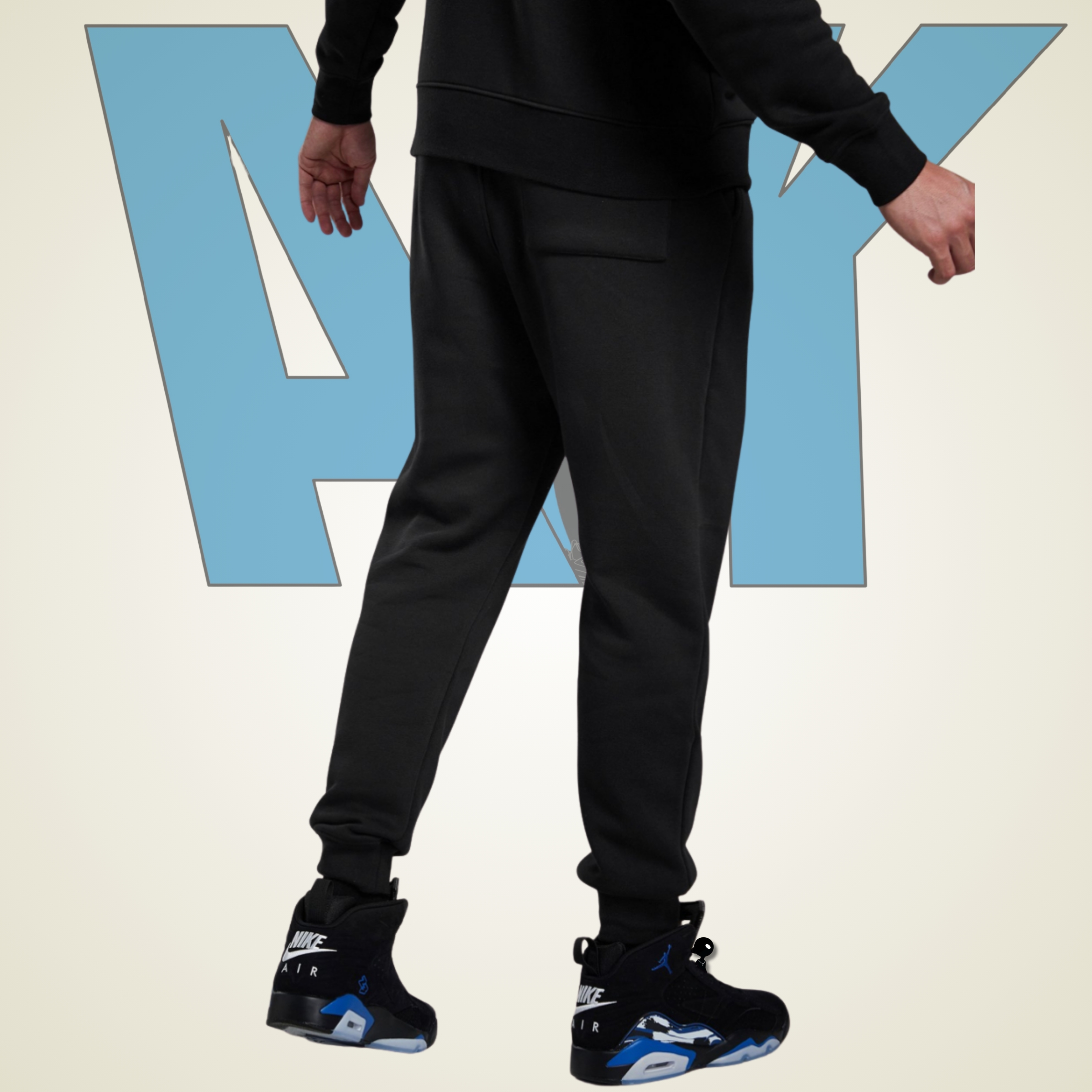 Pants jordan Fleece Negro