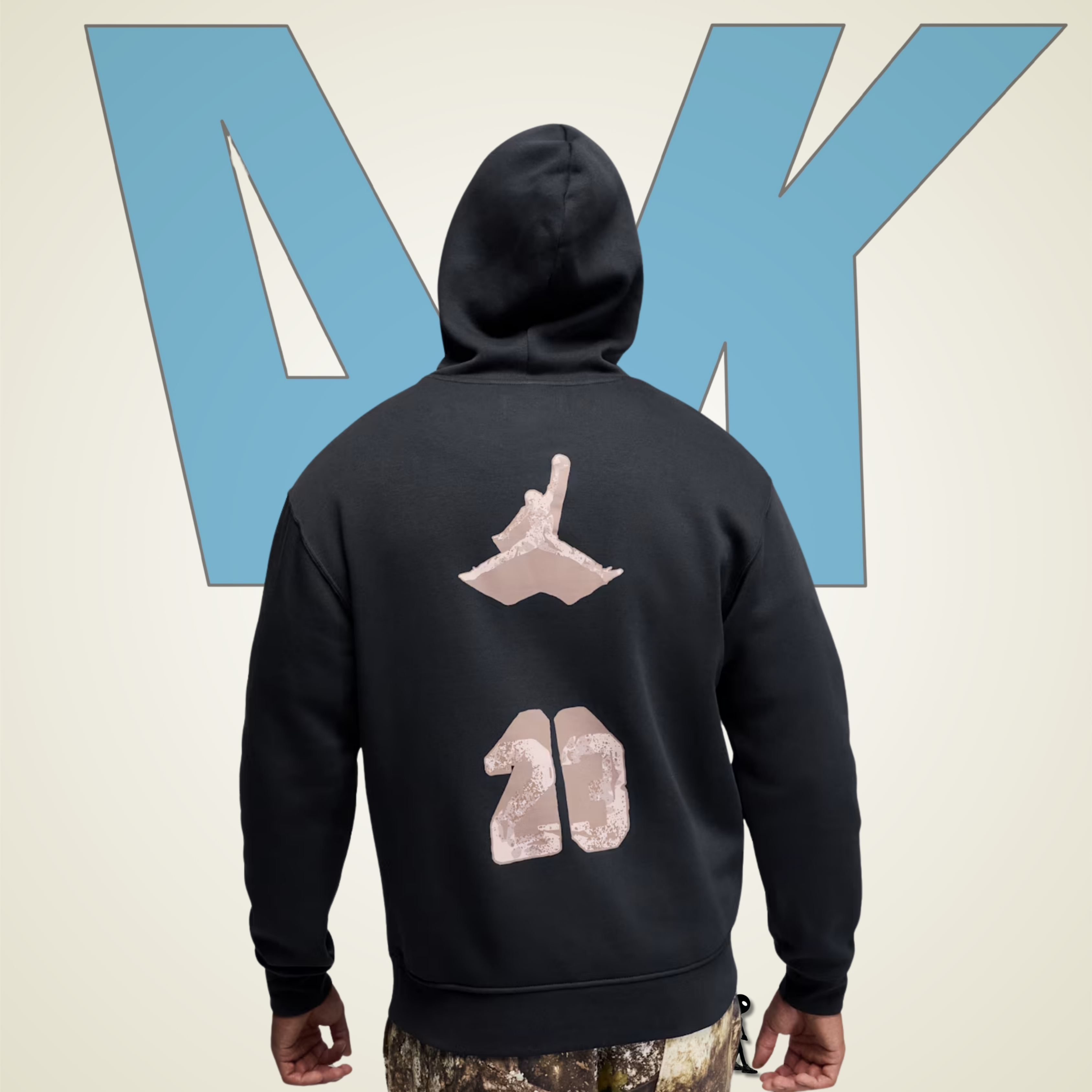 Hoodie Jordan J4 Cave Stone