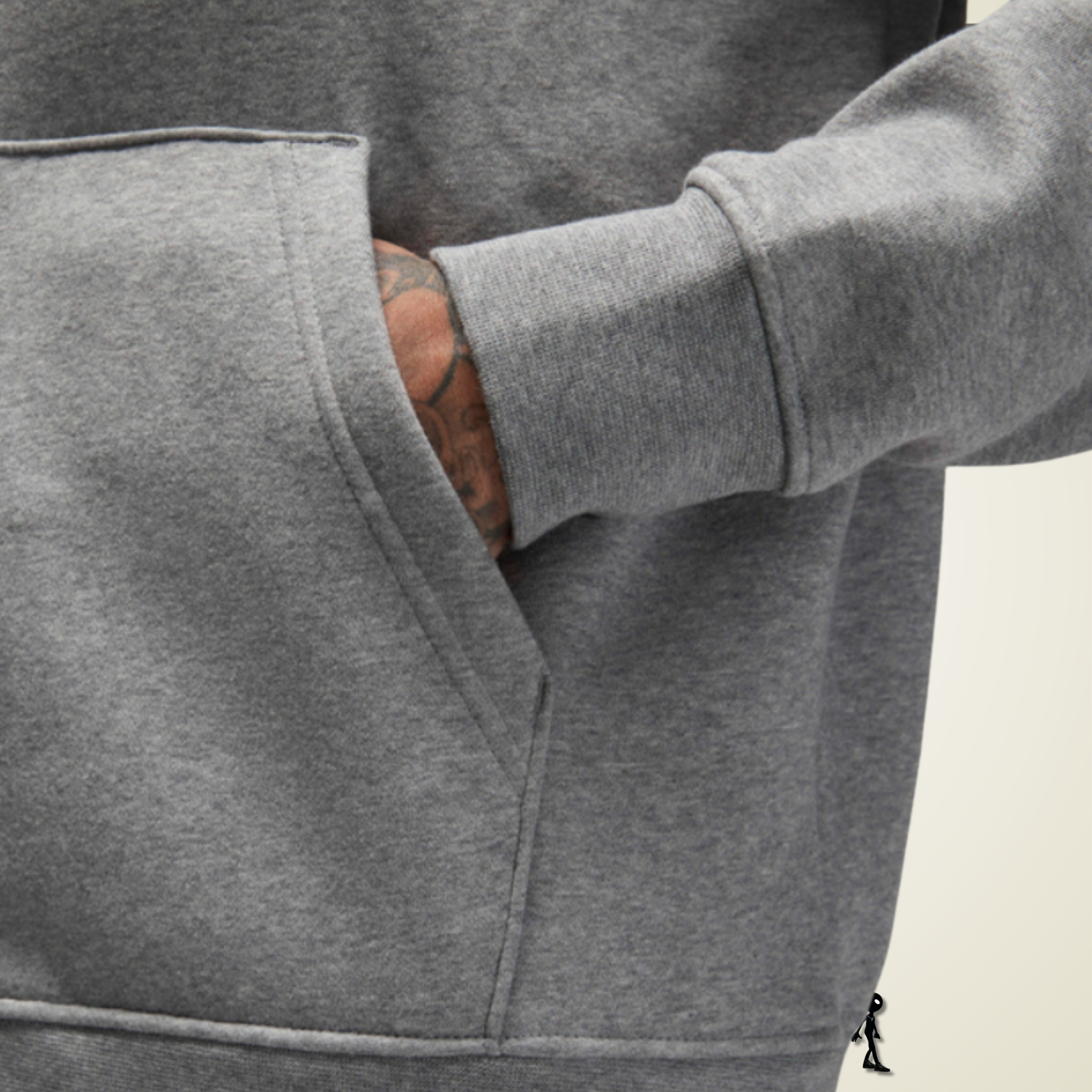 Hoodie Jordan Fleece Gris