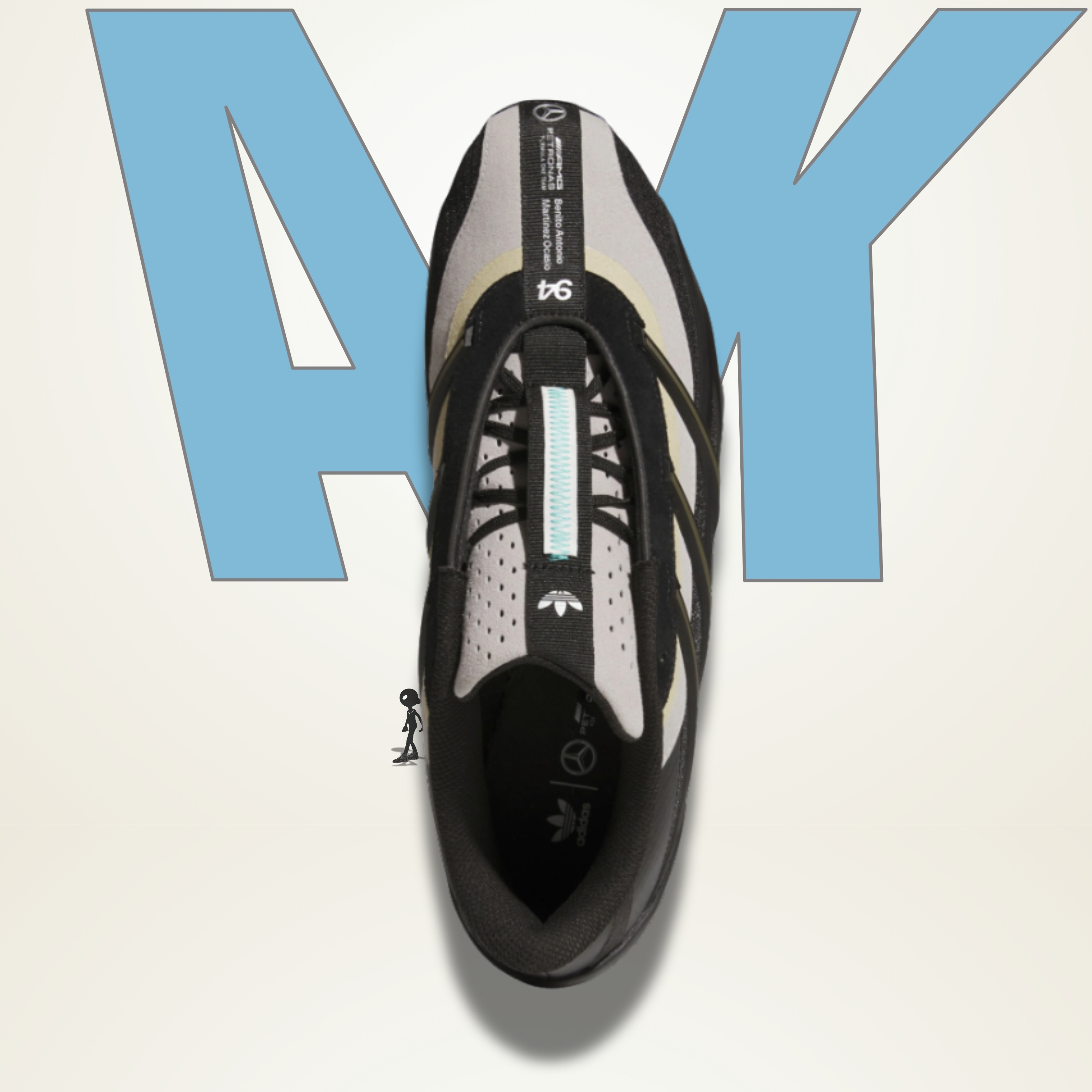 Adidas Adiracer GT Bad Bunny x Mercedes AMG Branch Sand