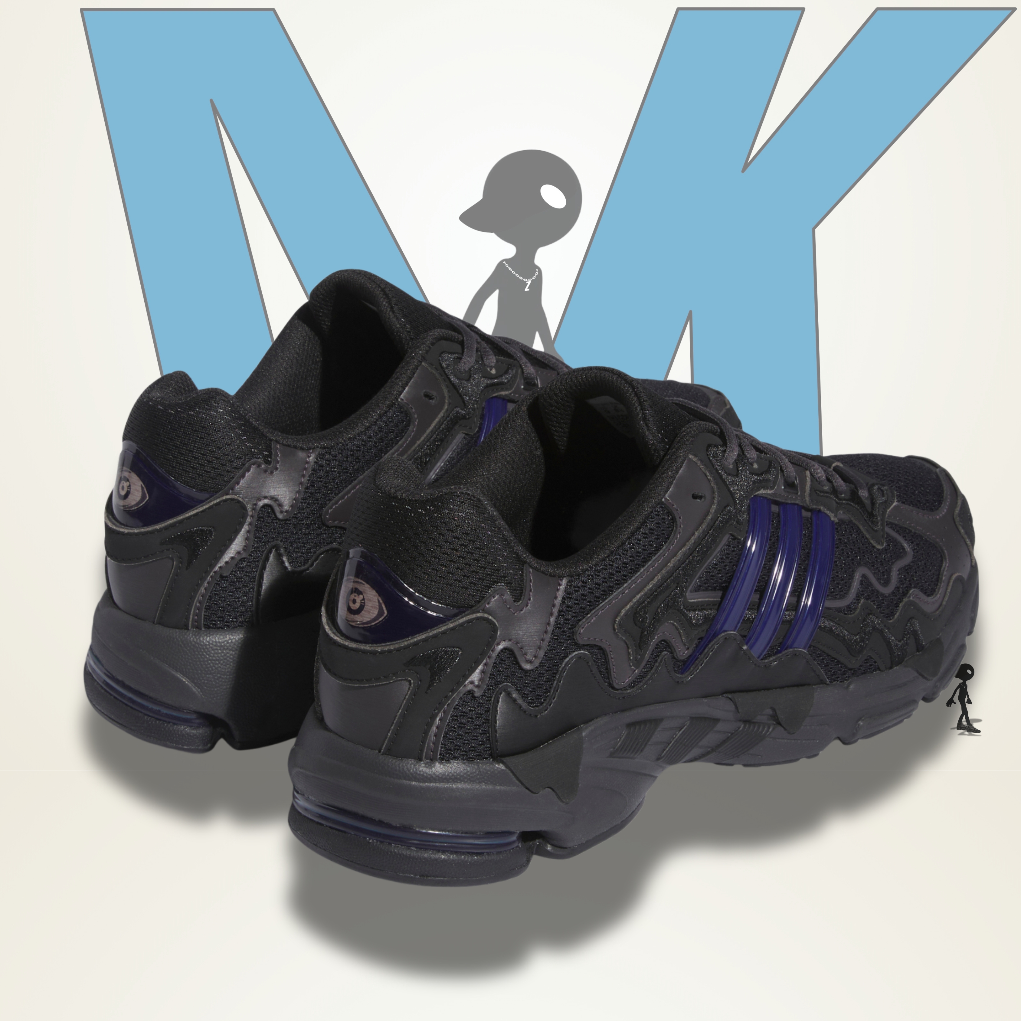 adidas Response CL Bad Bunny todo en negro