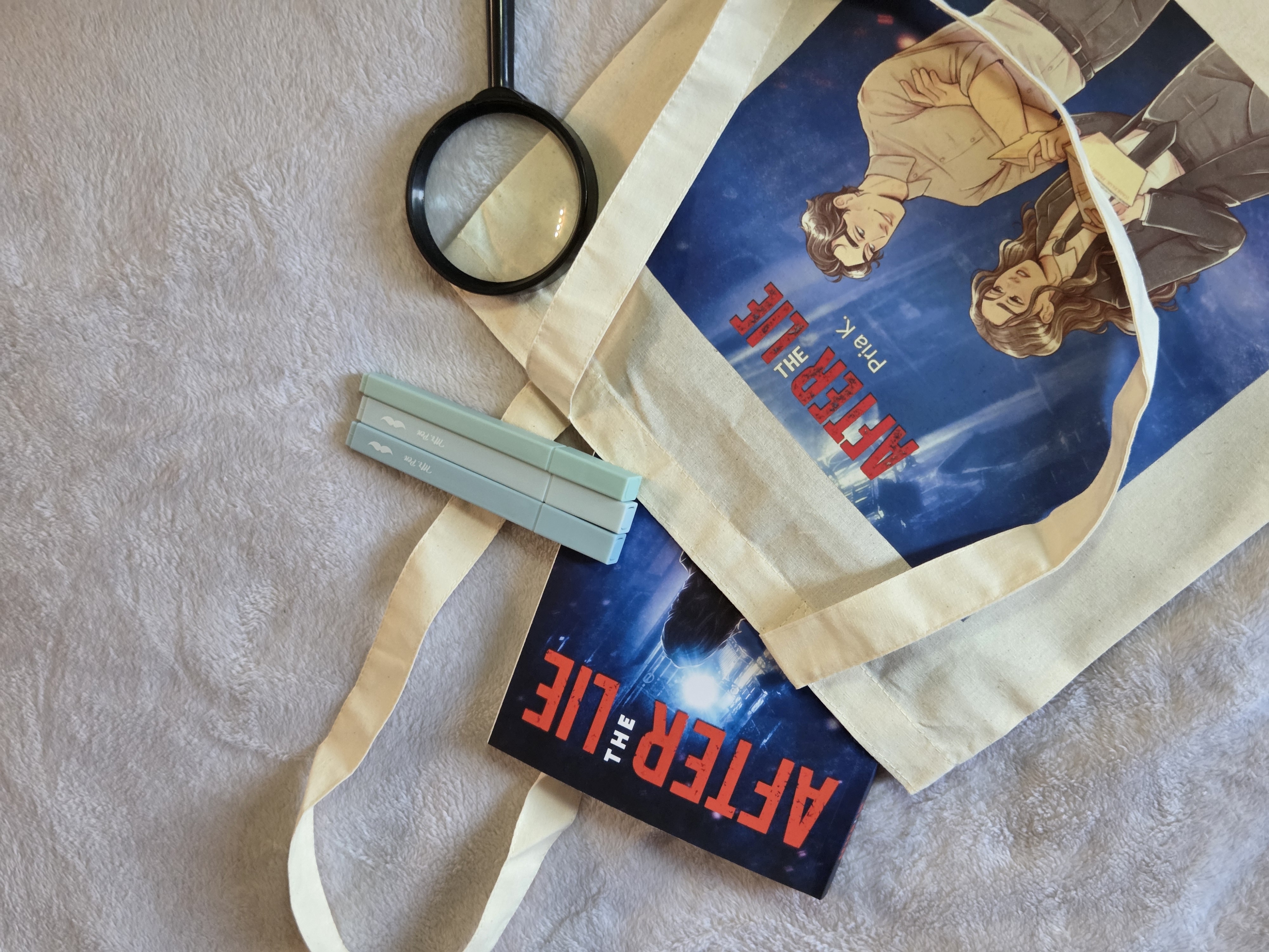 After the Lie Illustrated Tote Bag