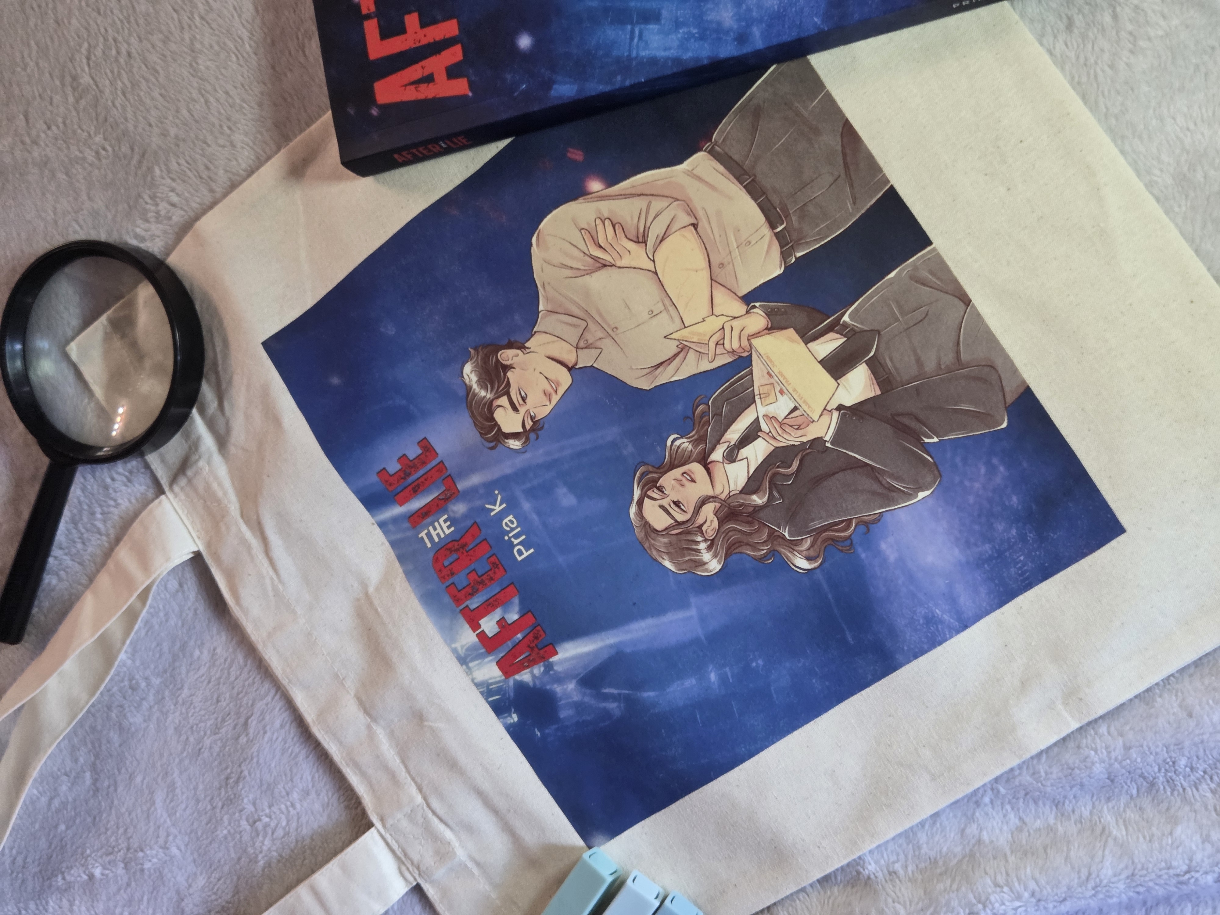After the Lie Illustrated Tote Bag