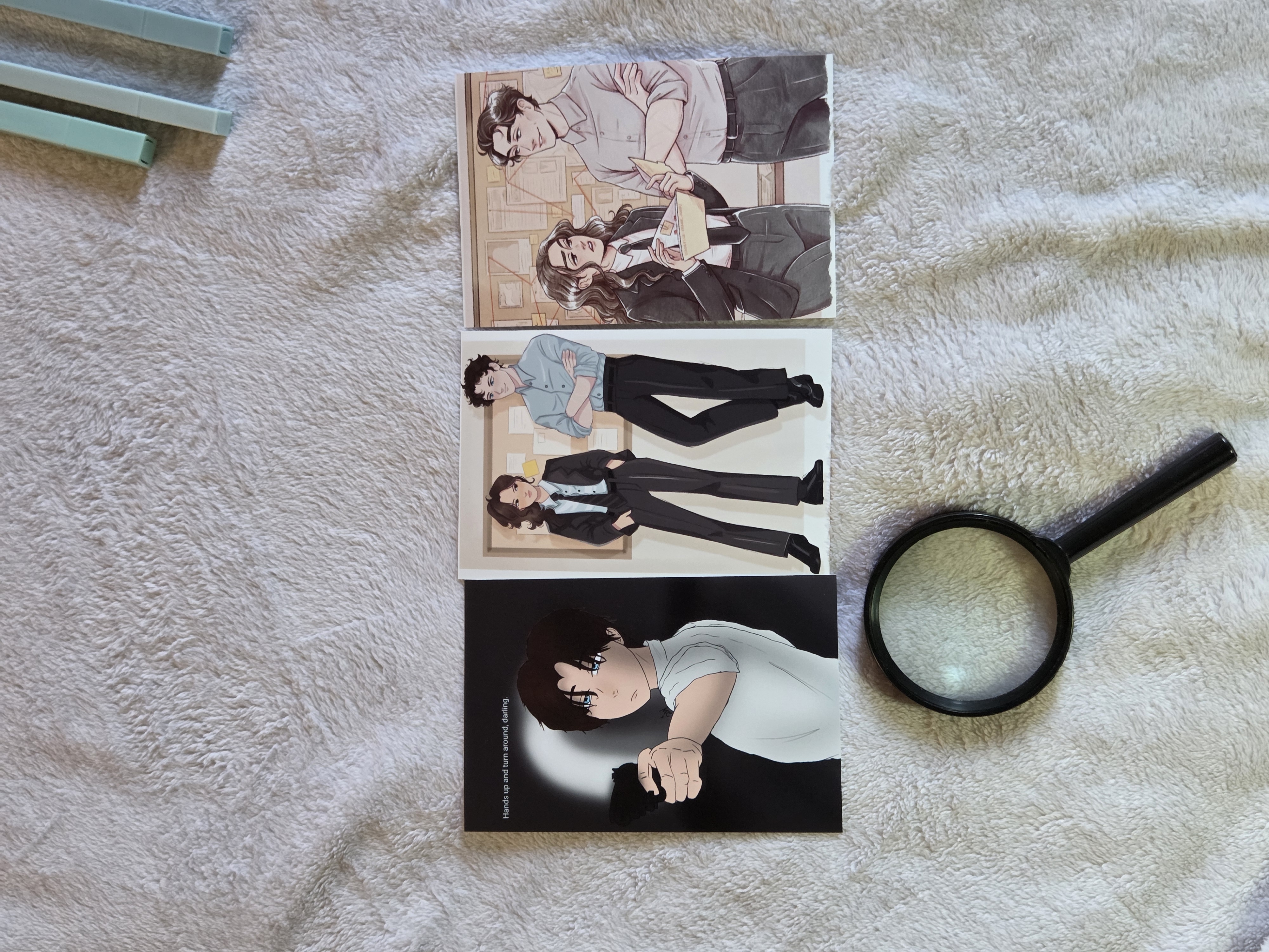 Set of Illustrated Postcards
