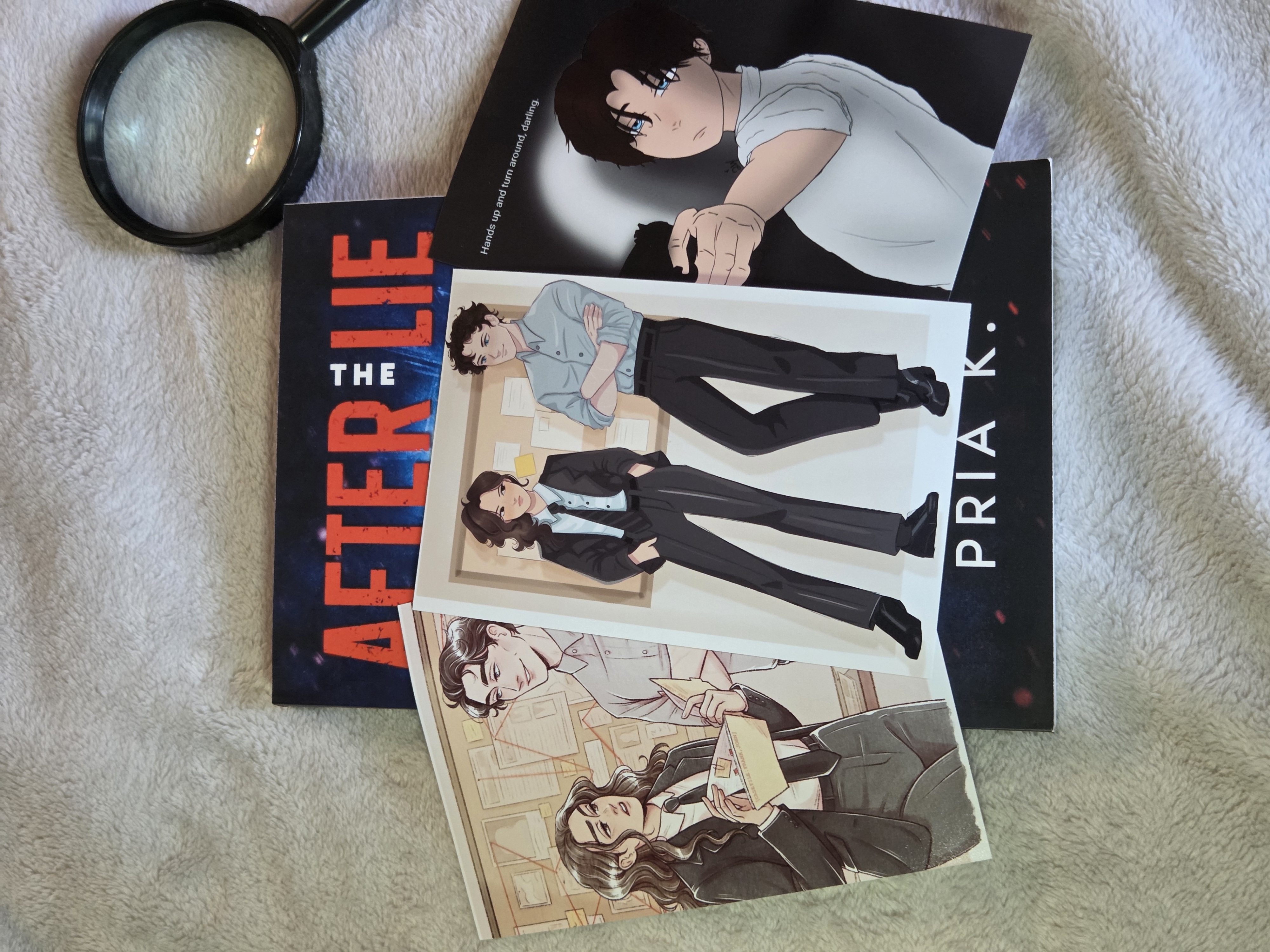 Set of Illustrated Postcards