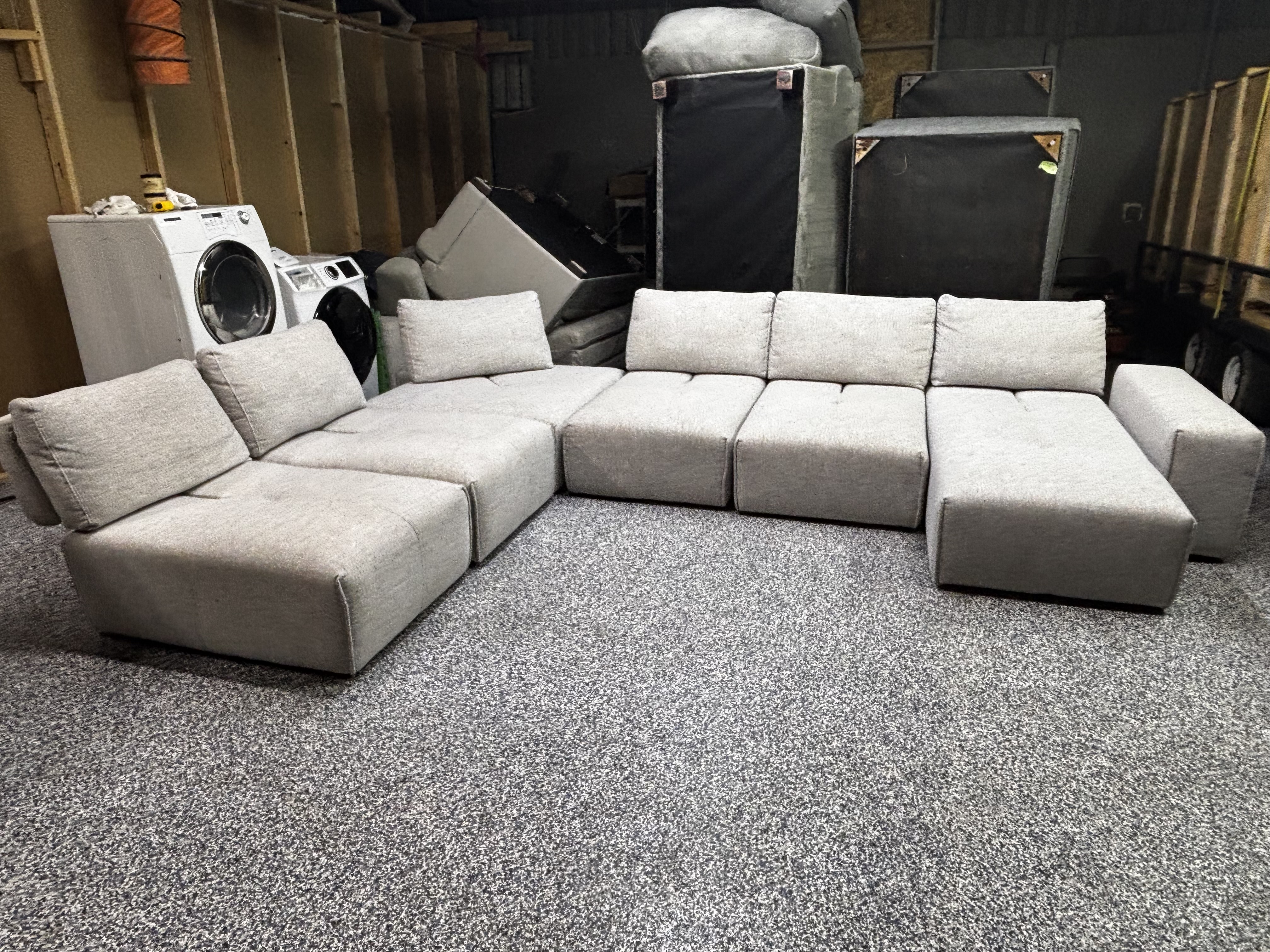 6-Piece Modular Sectional – Cream Color