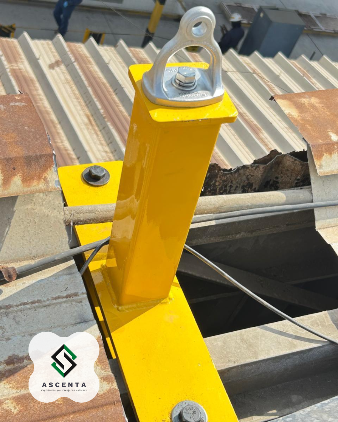 Línea de Vida Horizontal Fija para Cubierta Certificada