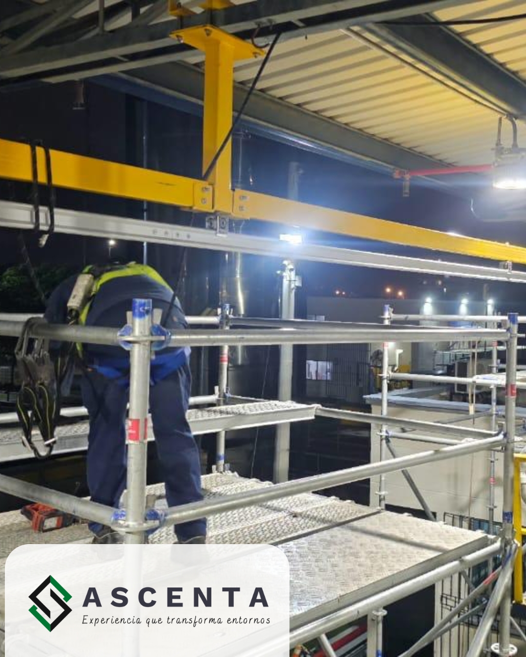 Sistema de Riel Horizontal Sobrecabeza Certificado