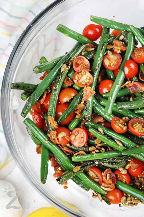 Fresh Green Bean and Tomato Salad