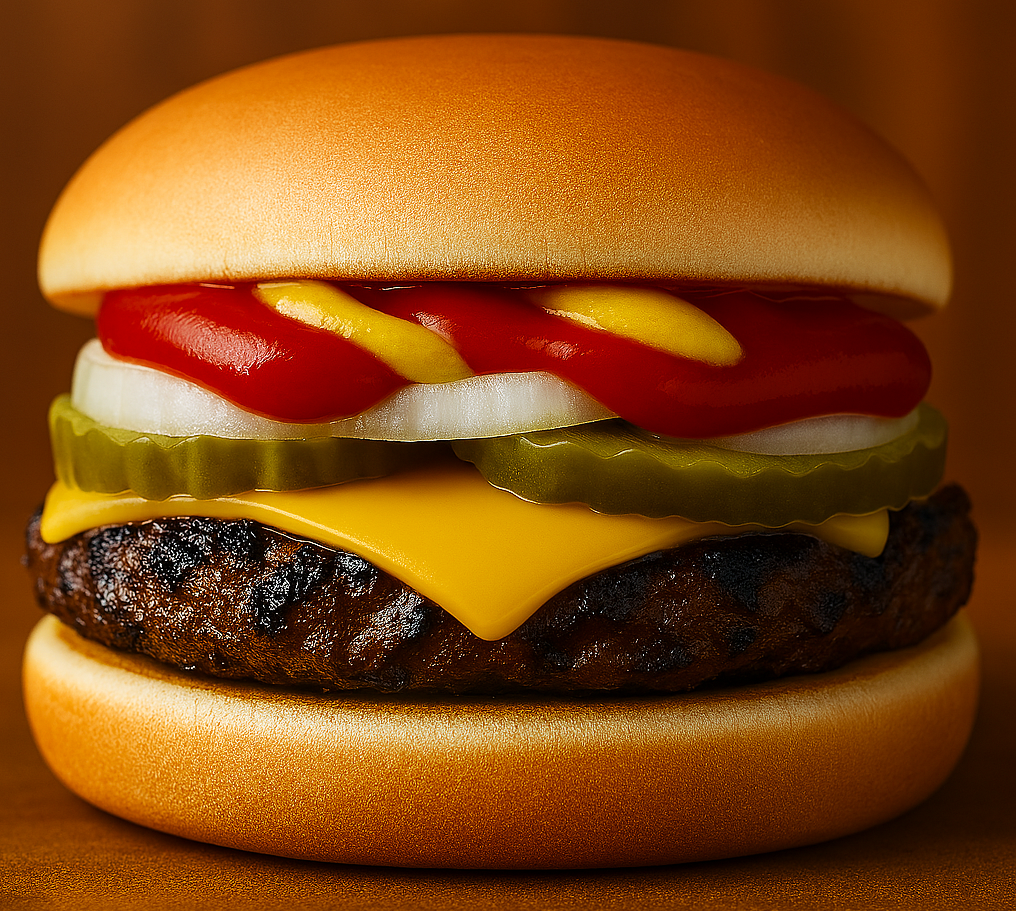 Little Man Cheese Burger Box