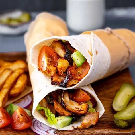 Grilled Chicken Shawarma Wrap
