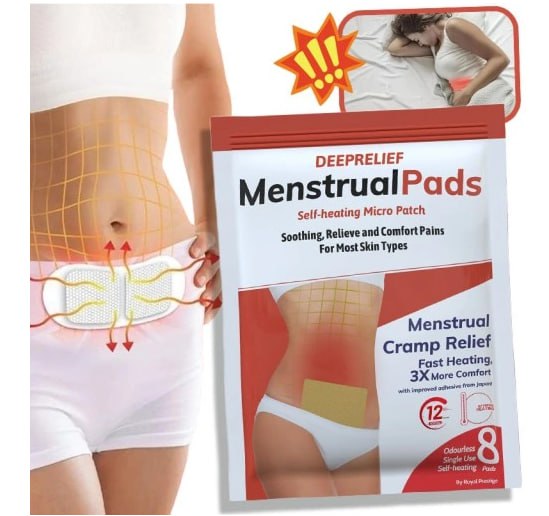 Self-Heating Menstrual Pads