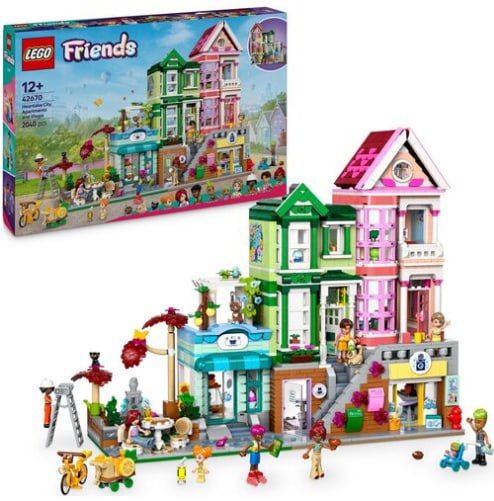 LEGO Friends Downtown Flower and Design Stores Building Set
