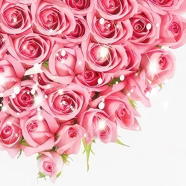 Love-Shaped Pink Rose Arrangement for Romantic Moments