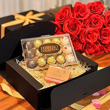 Classic Giftset: Flowers, Chocolate and Soap