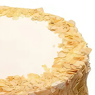 Delicate Almond Sponge Cake with Flakes