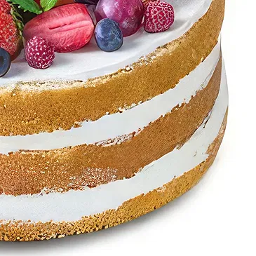 Fresh Fruity Floral Nude Cake