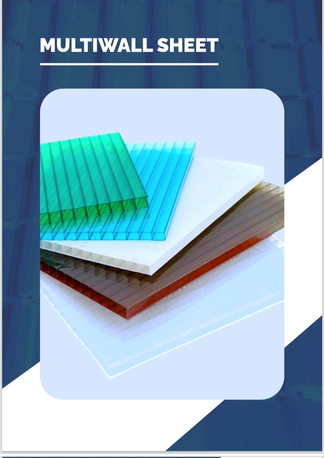 Multiwall polycarbonate Roofing Sheet