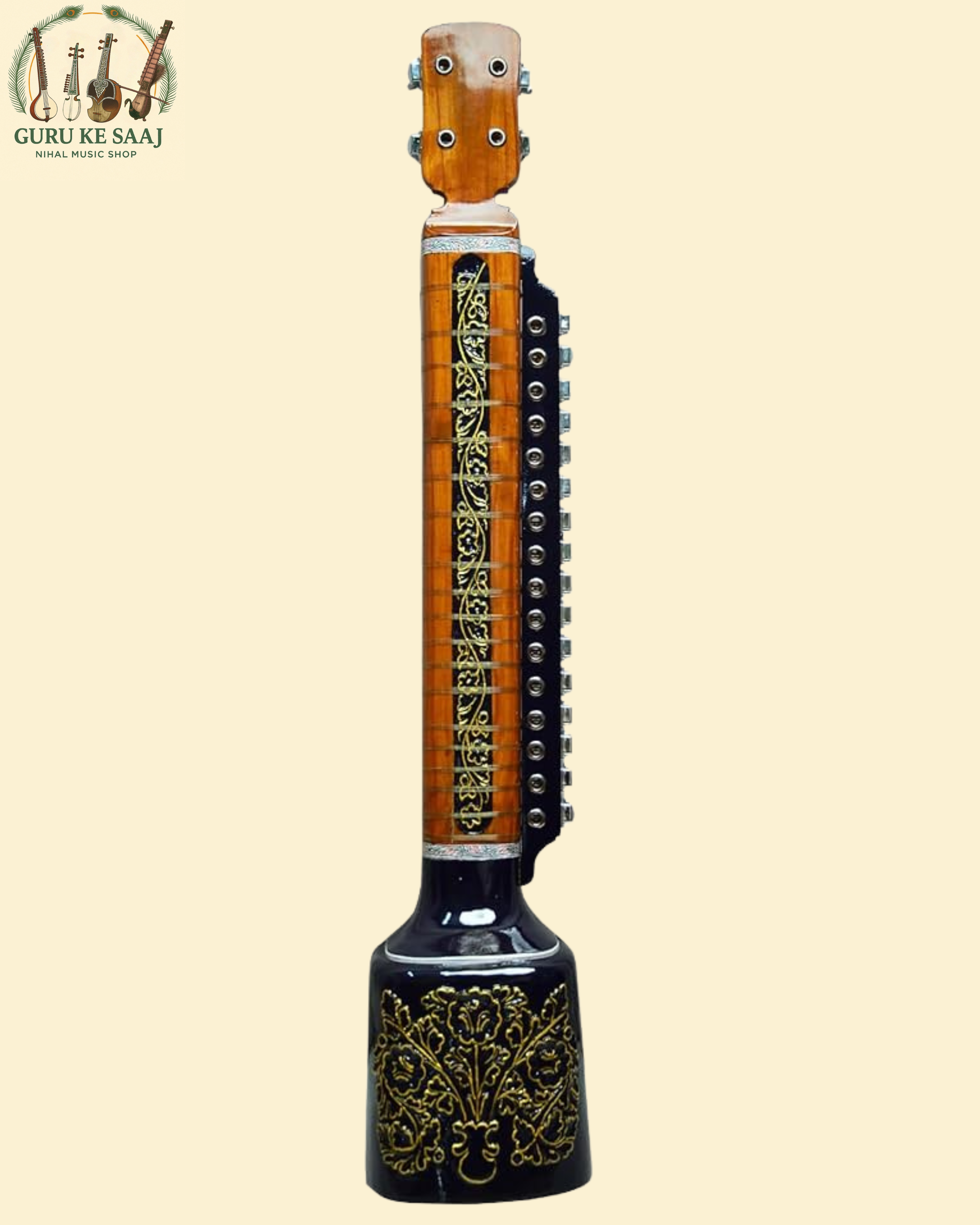 Dilruba - Premium (With Designer Carving/Kadhayi)
