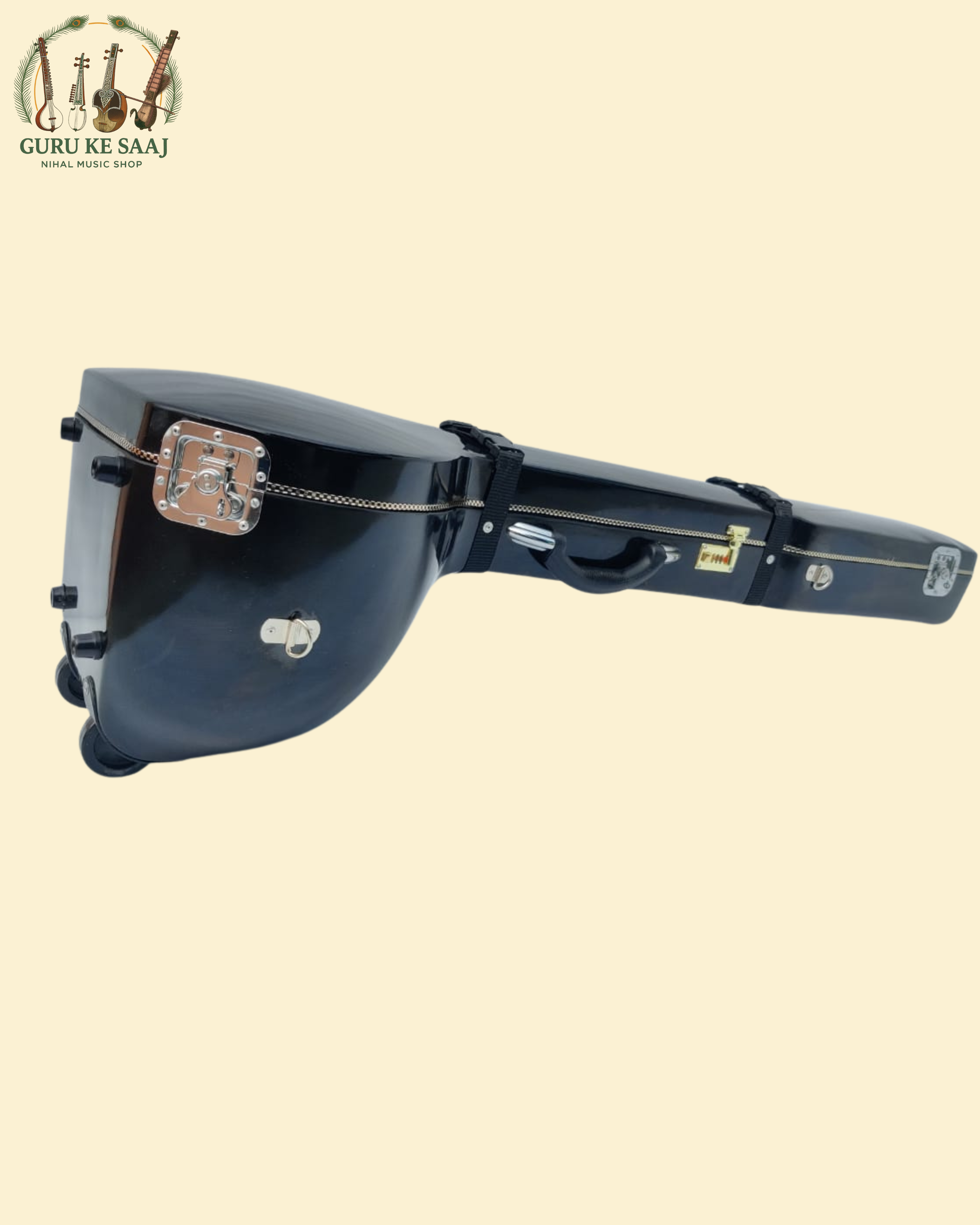 Premium Fibre Case for String Instruments (Sitar, Tanpura, Taus, Saranda, Dilruba, Rabab, Sarangi, etc) 