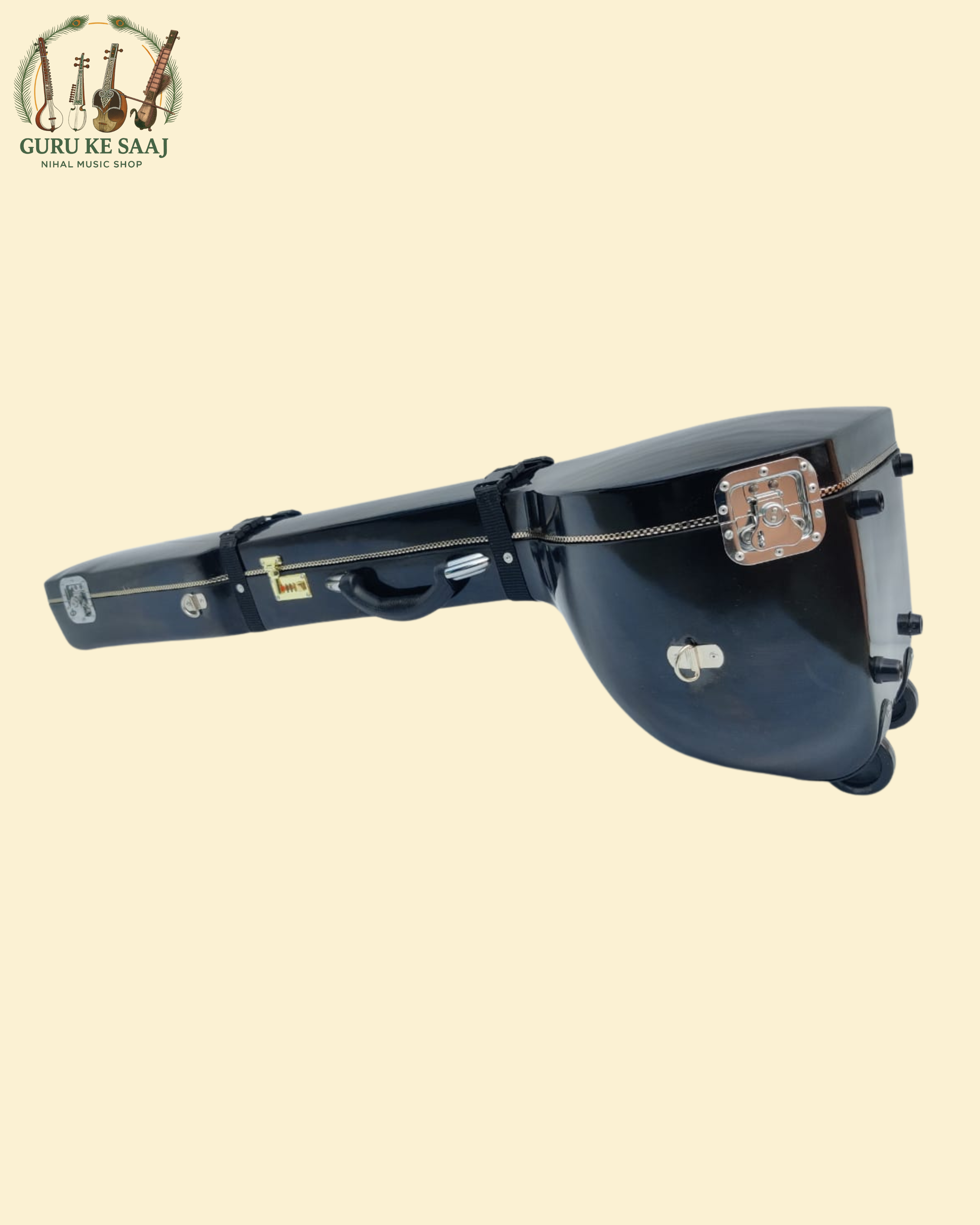 Premium Fibre Case for String Instruments (Sitar, Tanpura, Taus, Saranda, Dilruba, Rabab, Sarangi, etc) 