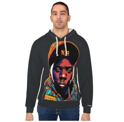 Urban Art Black Hoodie