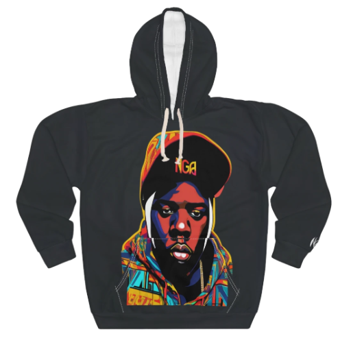 Urban Art Black Hoodie