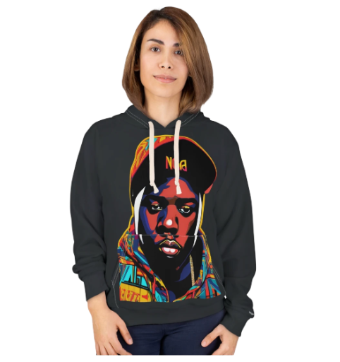 Urban Art Black Hoodie