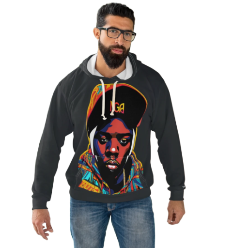 Urban Art Black Hoodie