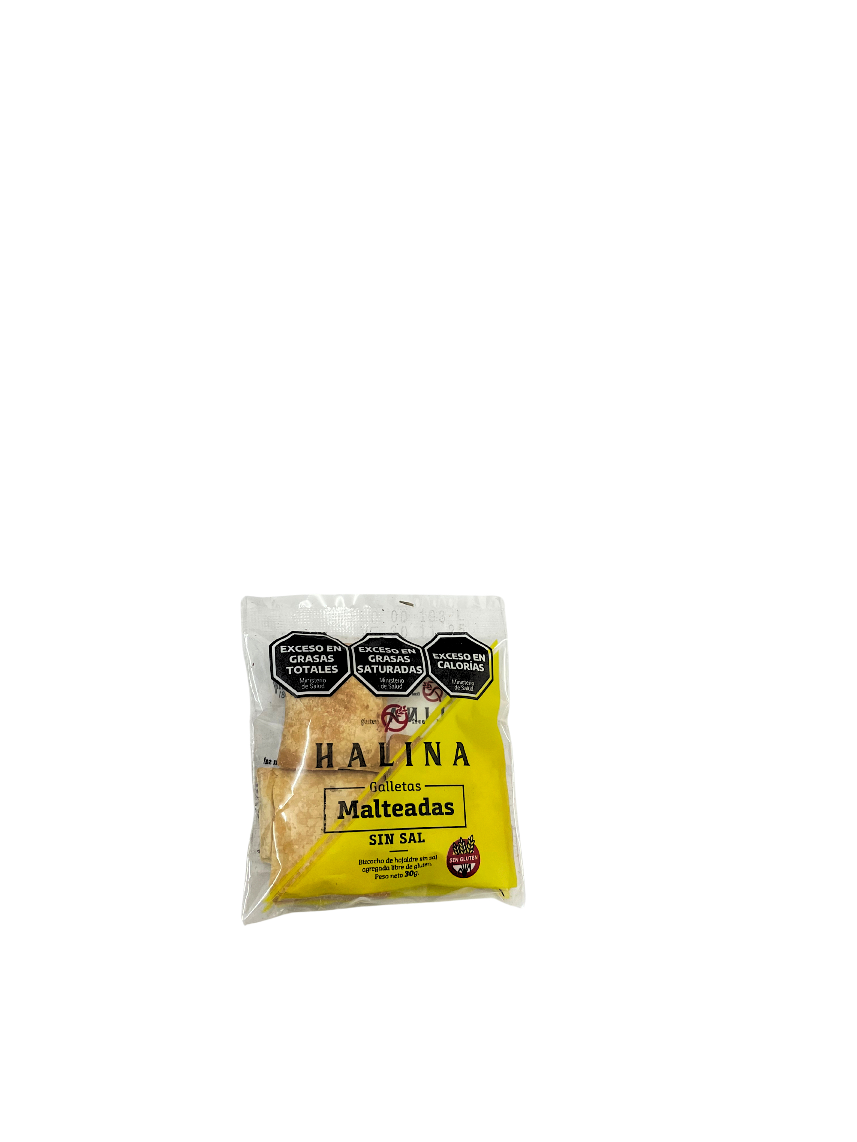 Galletas Malteadas Halina con y sin sal 30 g.