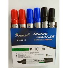 Lot de marqueurs permanents JUMBO