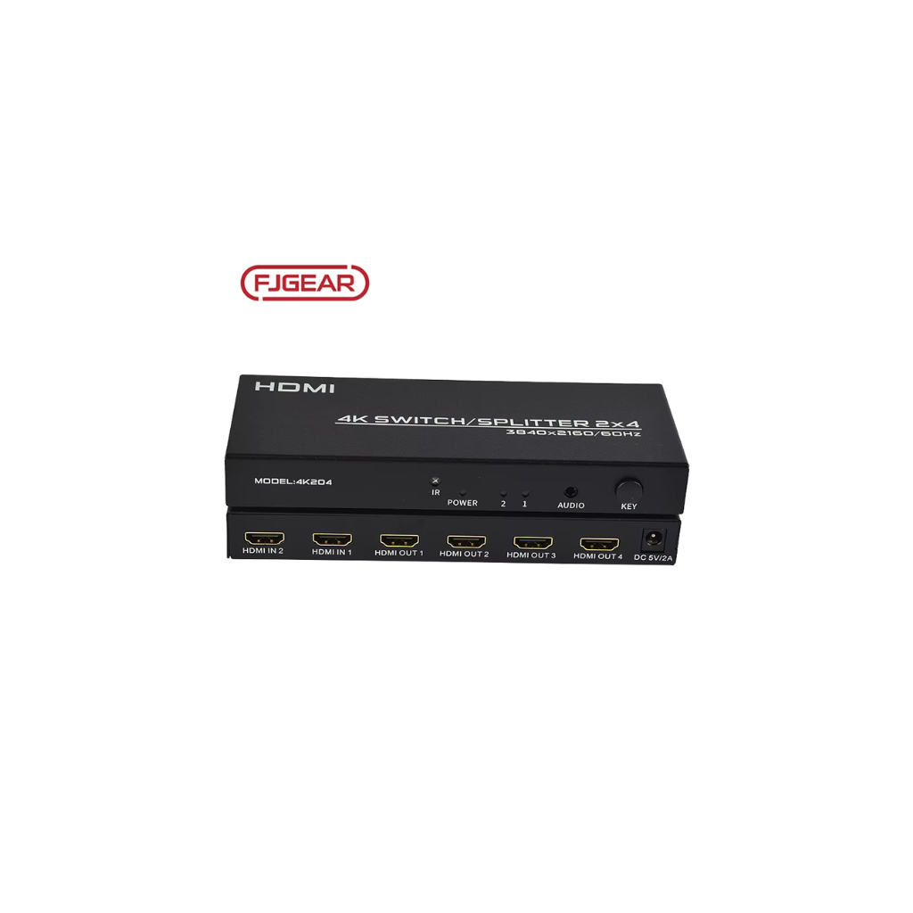 FJGEAR 2-IN-2-OUT 4K HDMI