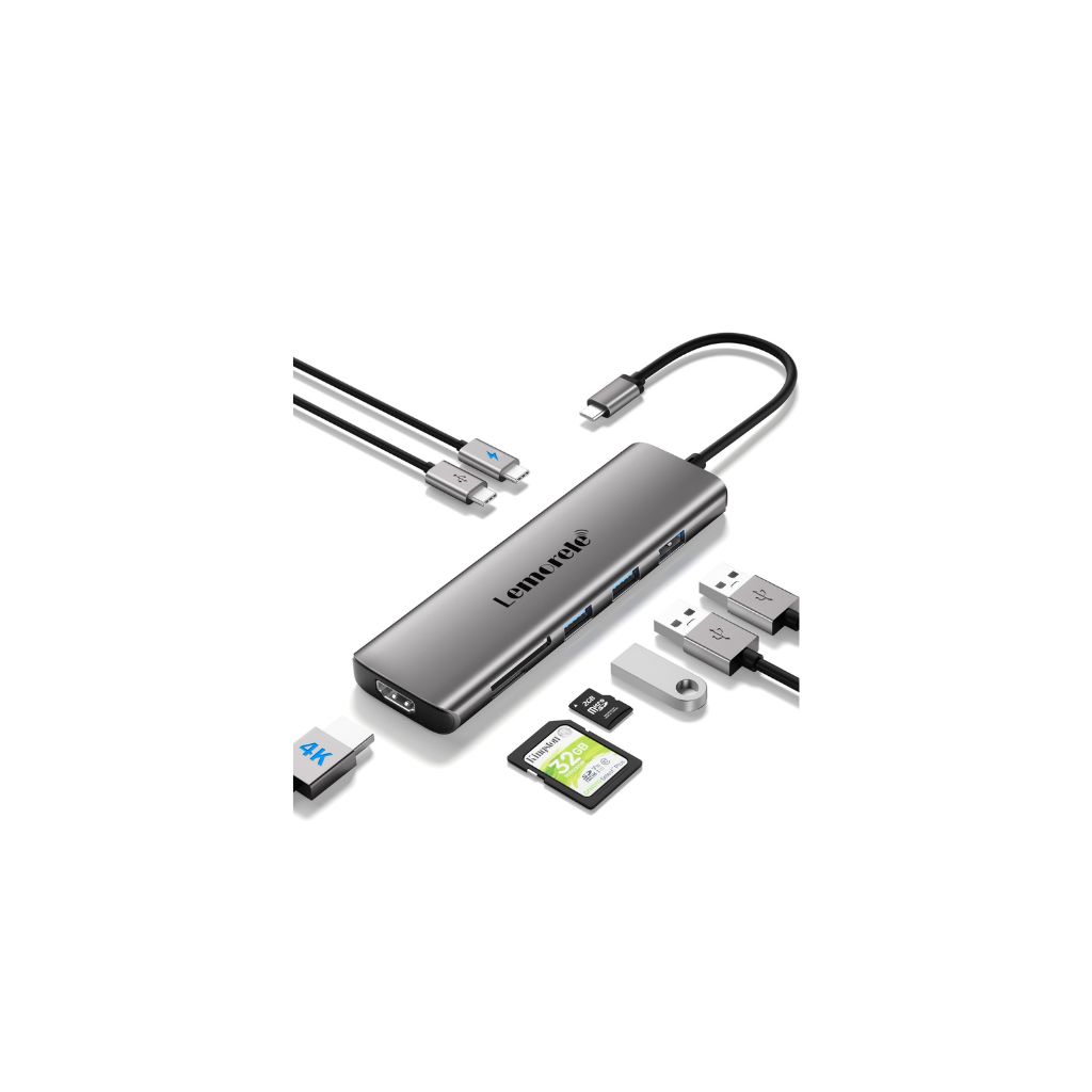 LEMORELE 8-IN-1 USB-C HUB