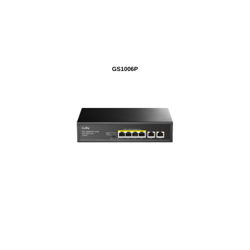6-Port Gigabit PoE+ Switch 65W